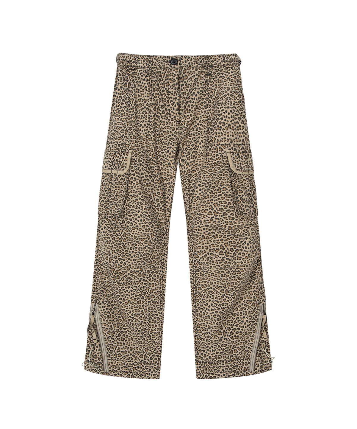 하이타이드 프랭키(HIGHTIDEFRANKIE) Lightweight Coated Cargo Pants Leopard