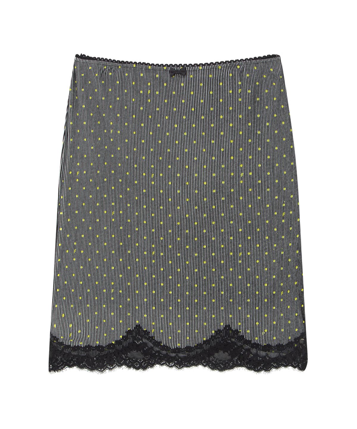하이타이드 프랭키(HIGHTIDEFRANKIE) Lace Ribbon Midi Skirt Gray