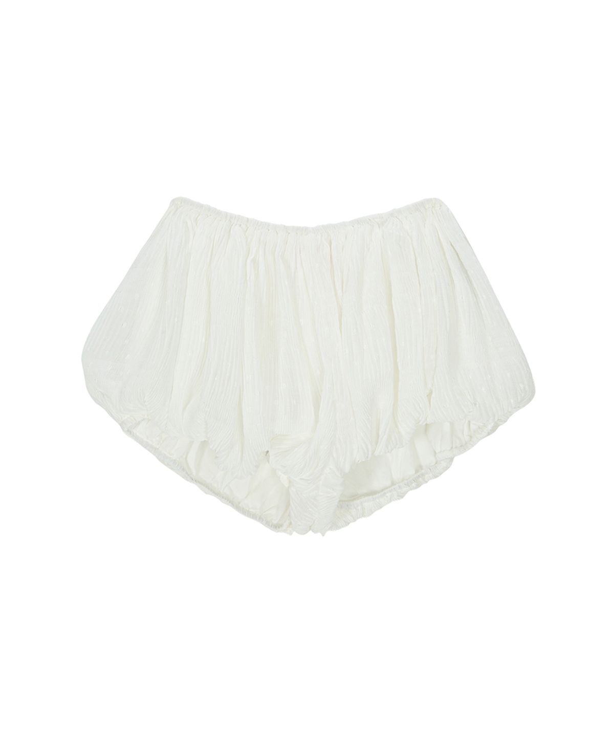하이타이드 프랭키(HIGHTIDEFRANKIE) Pleated Balloon Shorts White