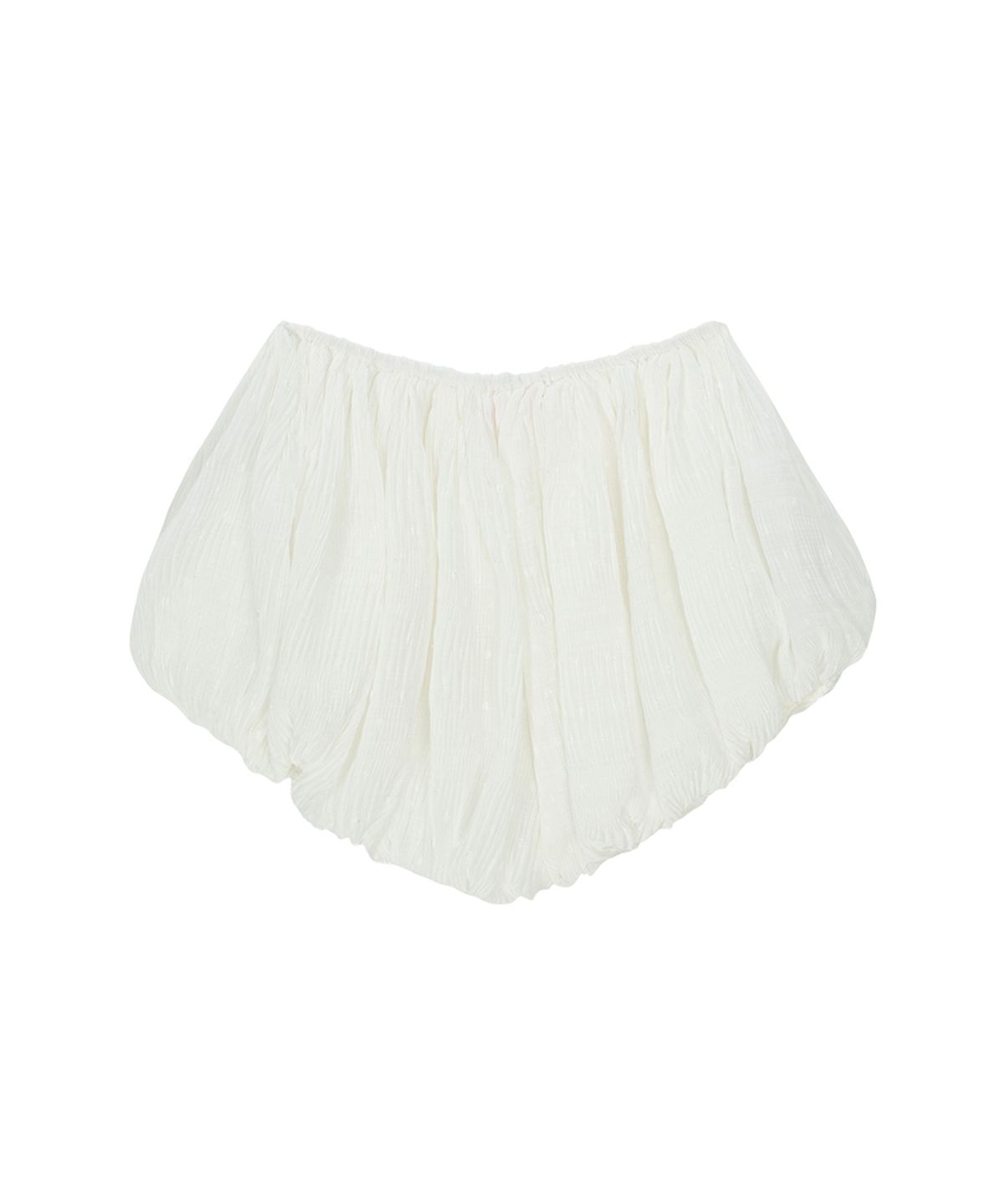 하이타이드 프랭키(HIGHTIDEFRANKIE) Pleated Balloon Shorts White