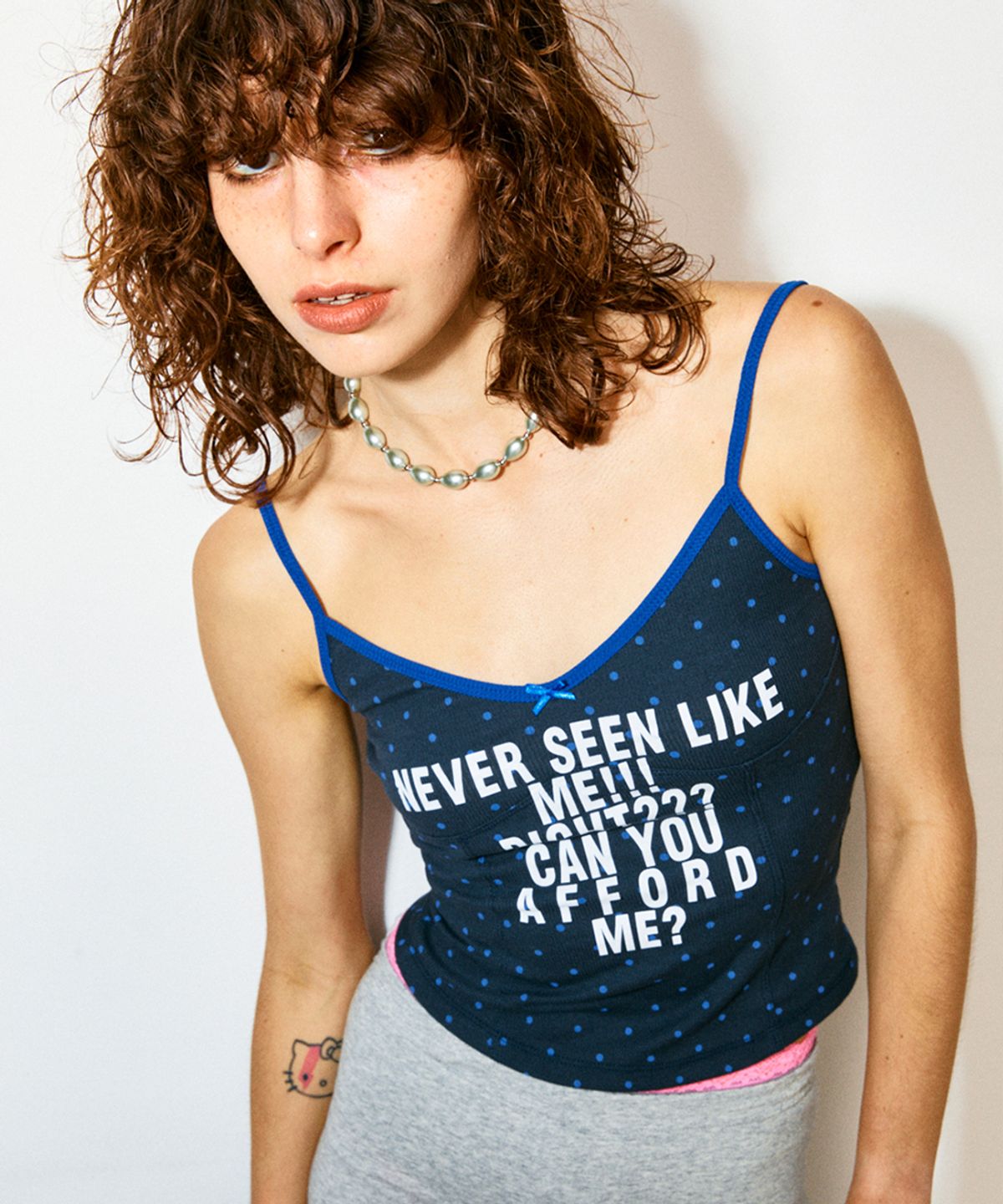 하이타이드 프랭키(HIGHTIDEFRANKIE) Afford Me Cami Navy