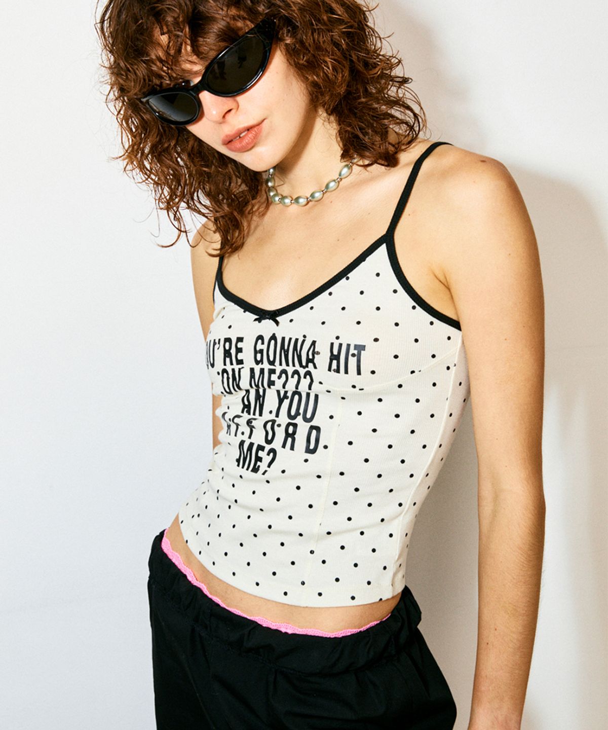 하이타이드 프랭키(HIGHTIDEFRANKIE) Afford Me Cami White