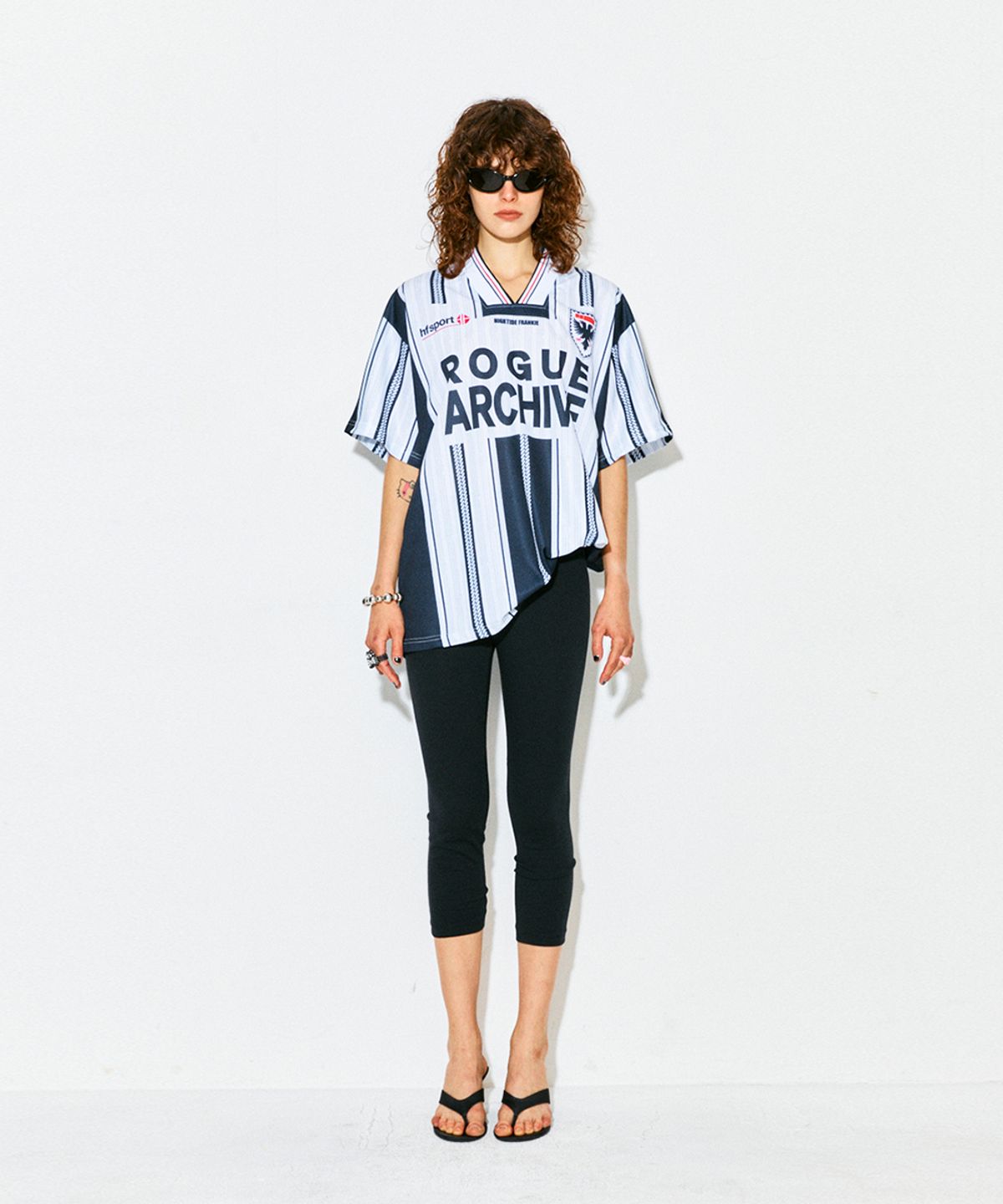 하이타이드 프랭키(HIGHTIDEFRANKIE) World Clash Football Jersey Black