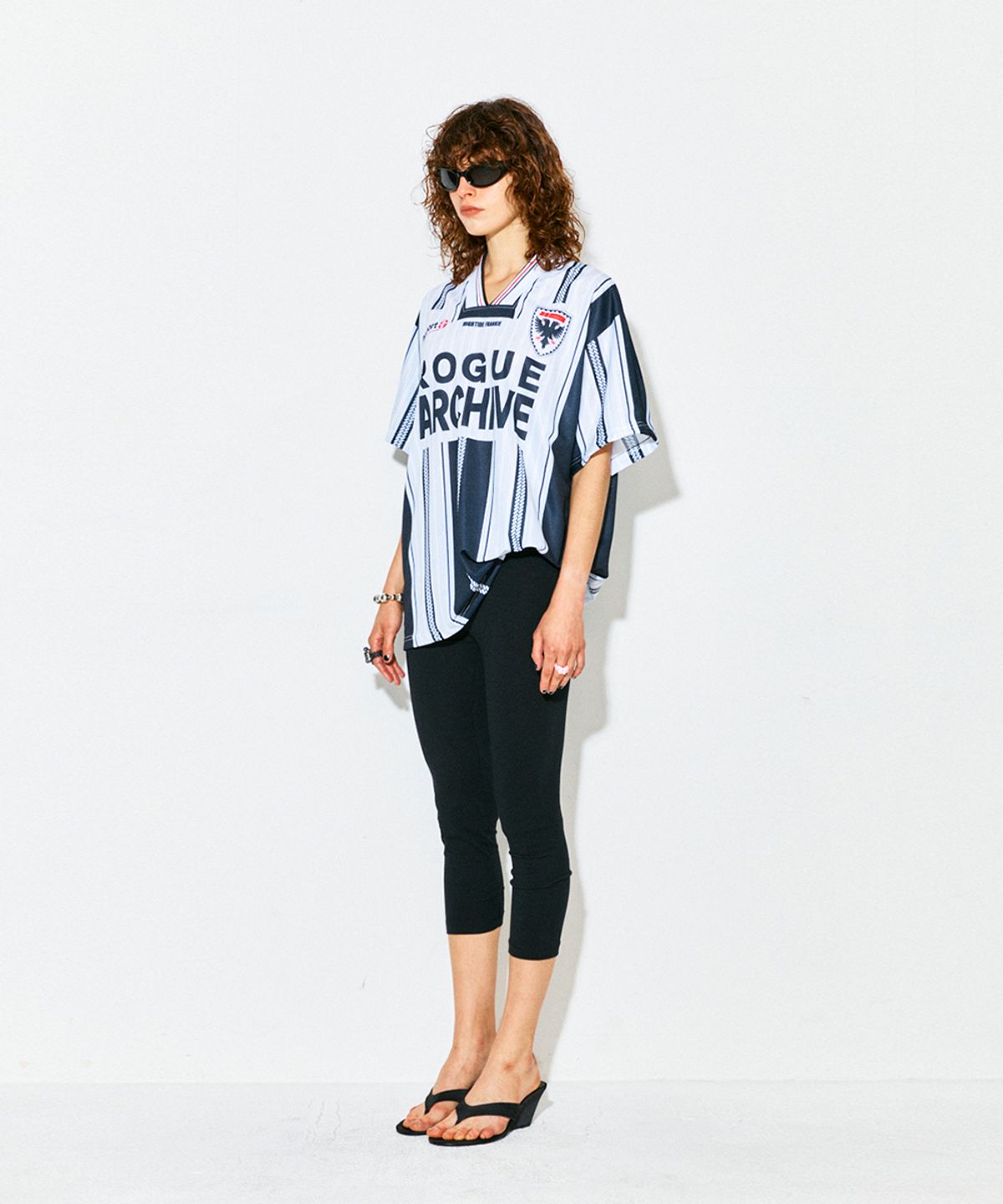 하이타이드 프랭키(HIGHTIDEFRANKIE) World Clash Football Jersey Black
