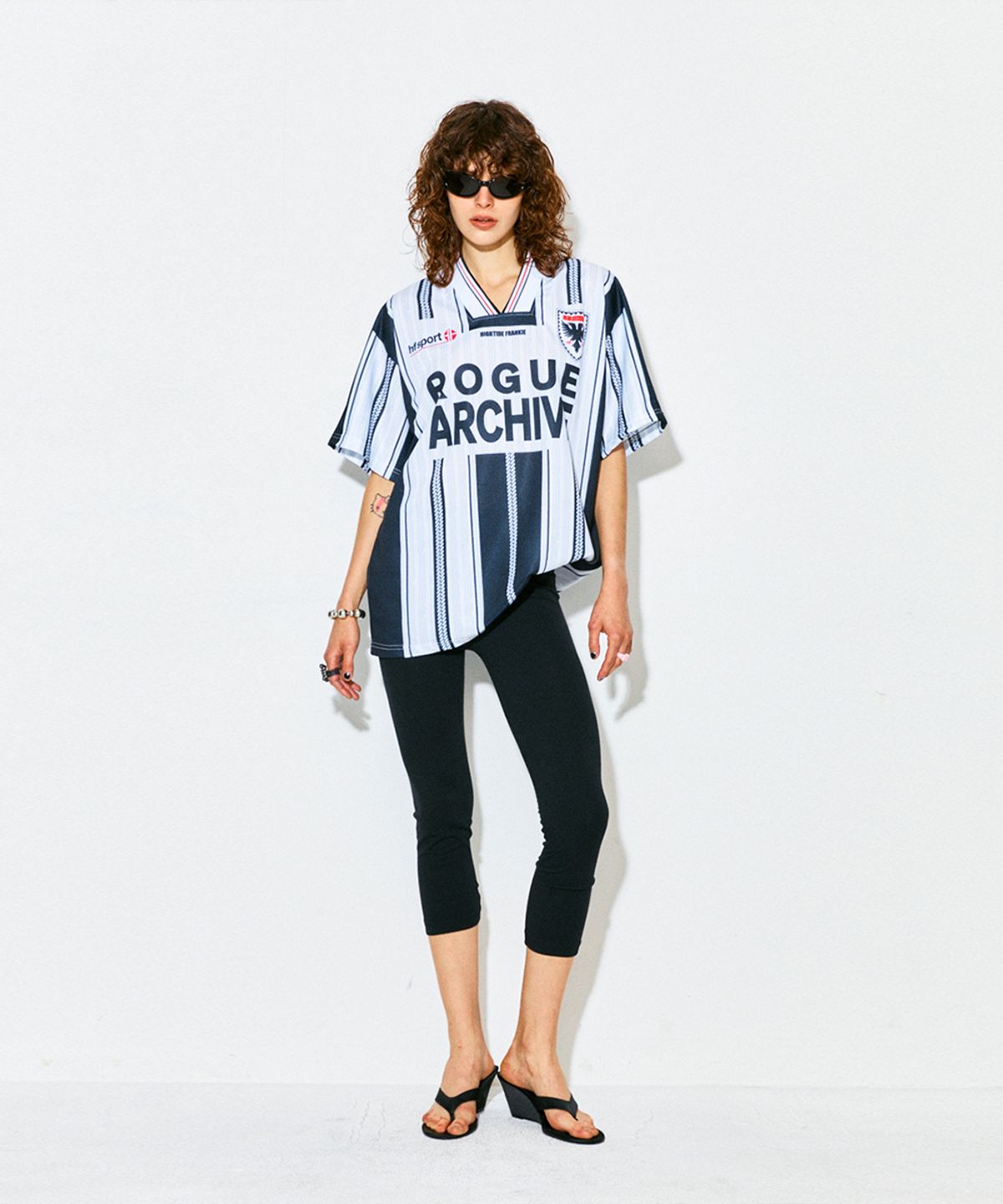하이타이드 프랭키(HIGHTIDEFRANKIE) World Clash Football Jersey Black