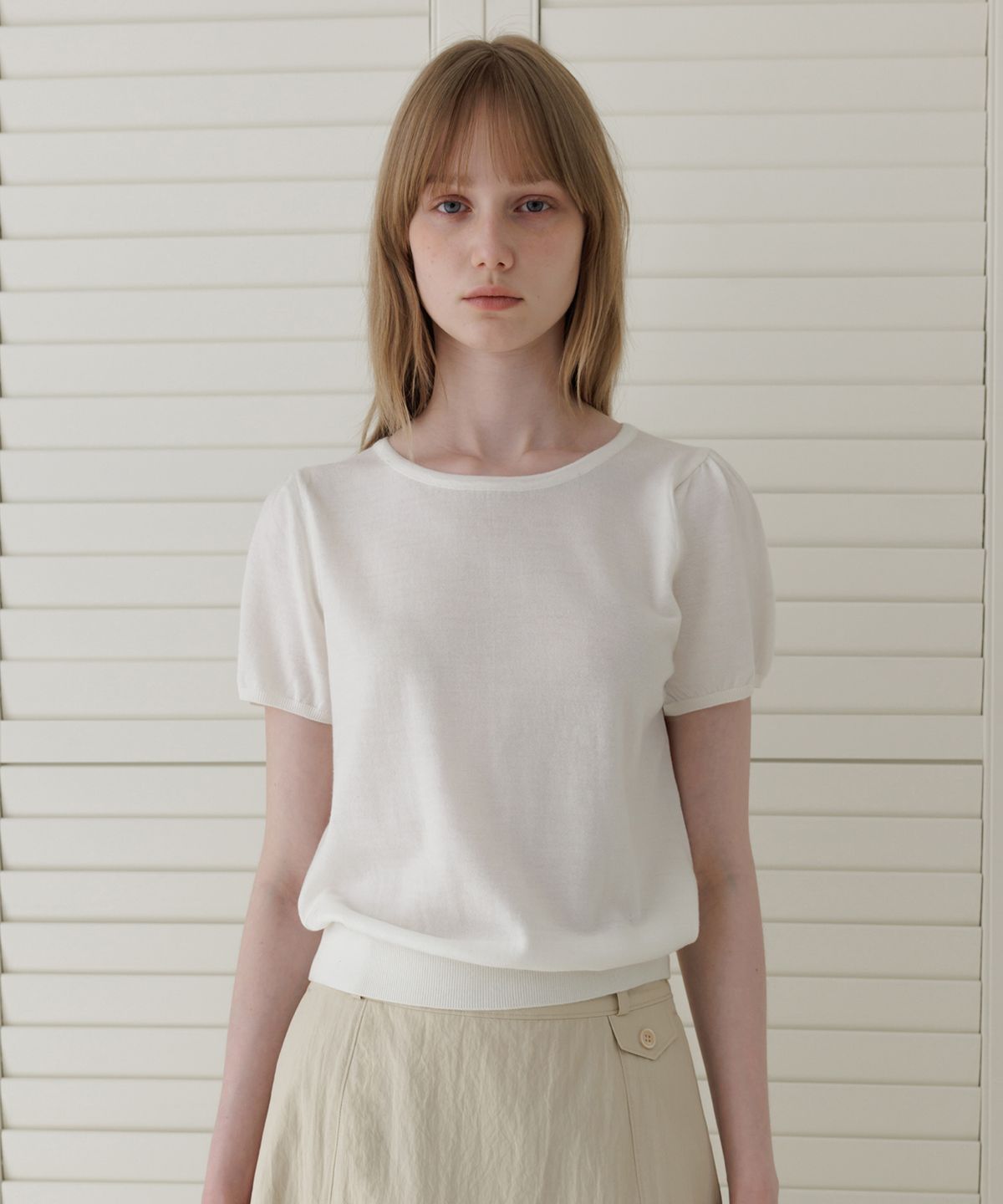 르메메(LEMEME) Classic Essential Knit Top_2colors