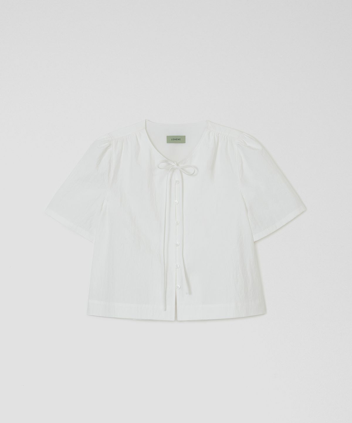 르메메(LEMEME) Marie Half-Sleeve Blouse_2colors