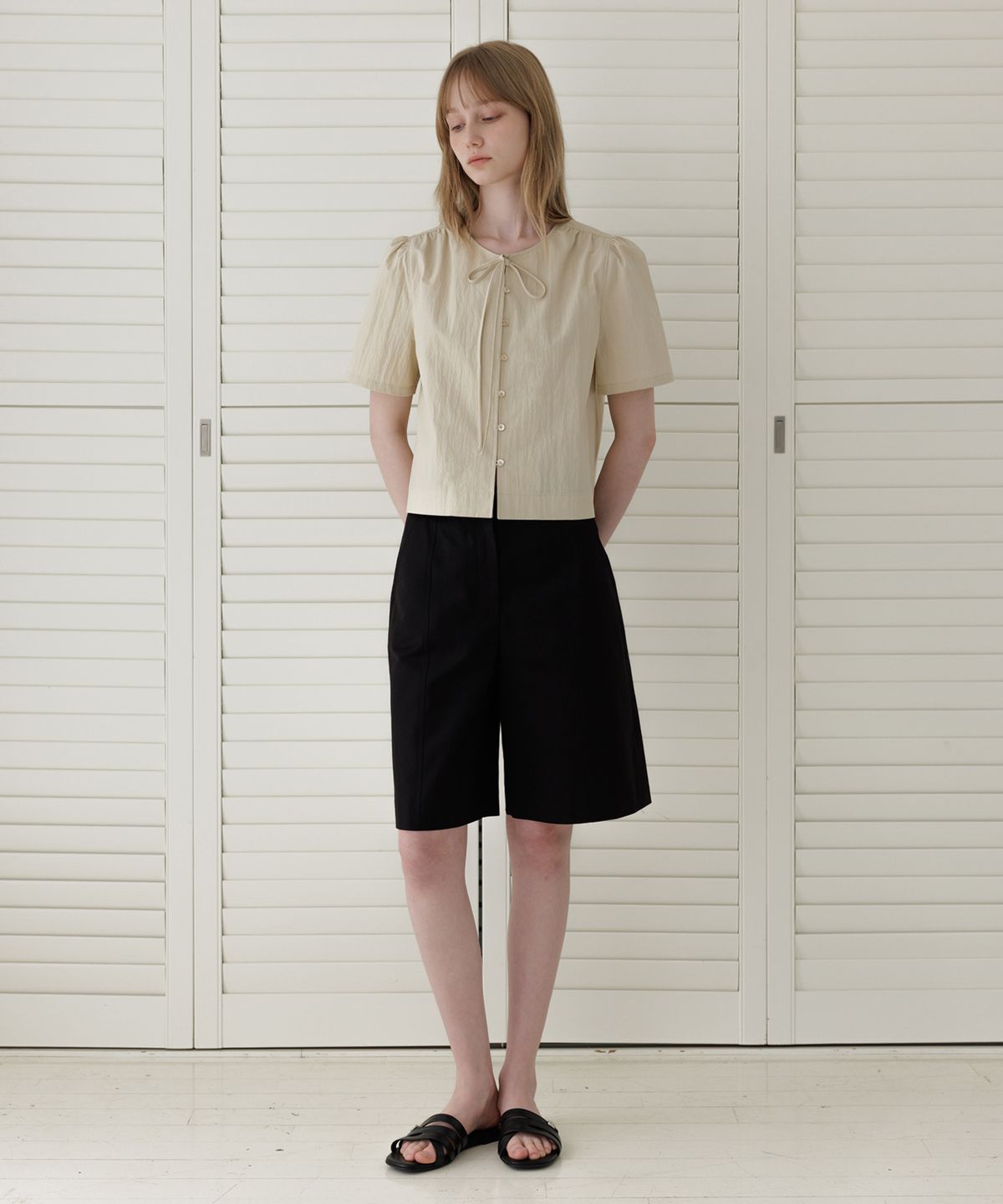 르메메(LEMEME) Lorin Bermuda Shorts_2colors