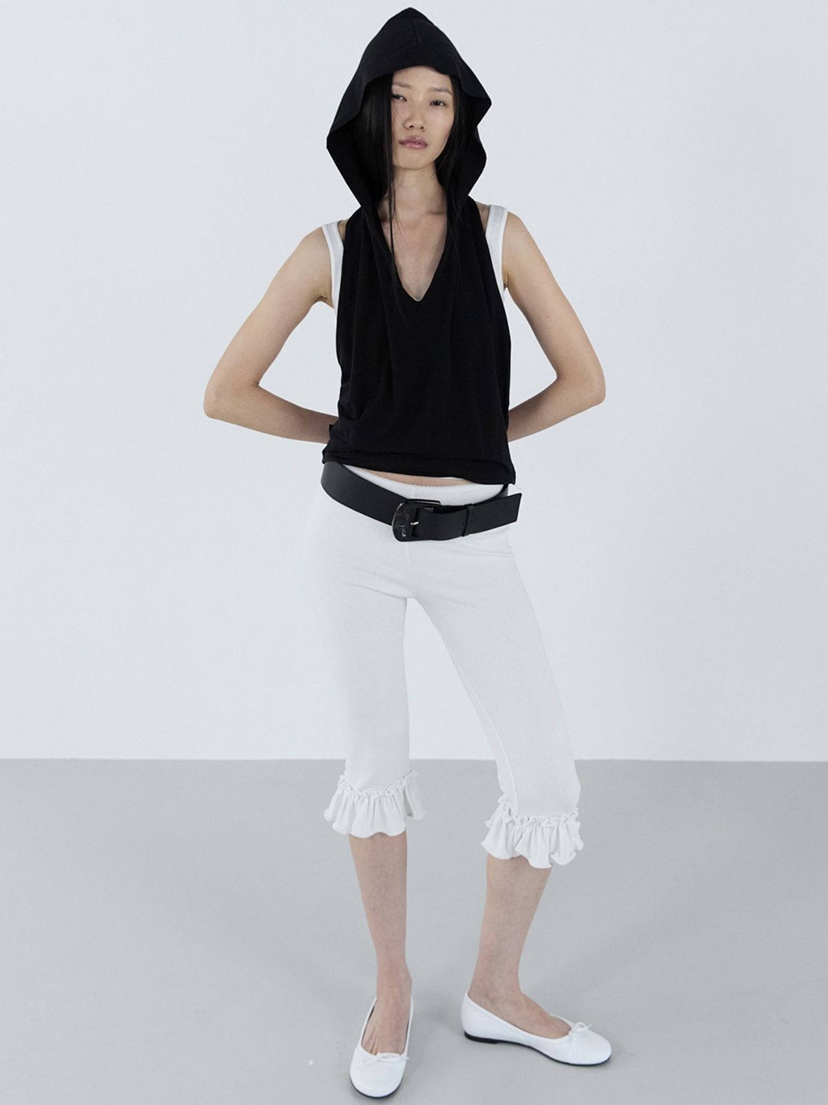 세릭(CERRIC) Frill Banding Pants _ White