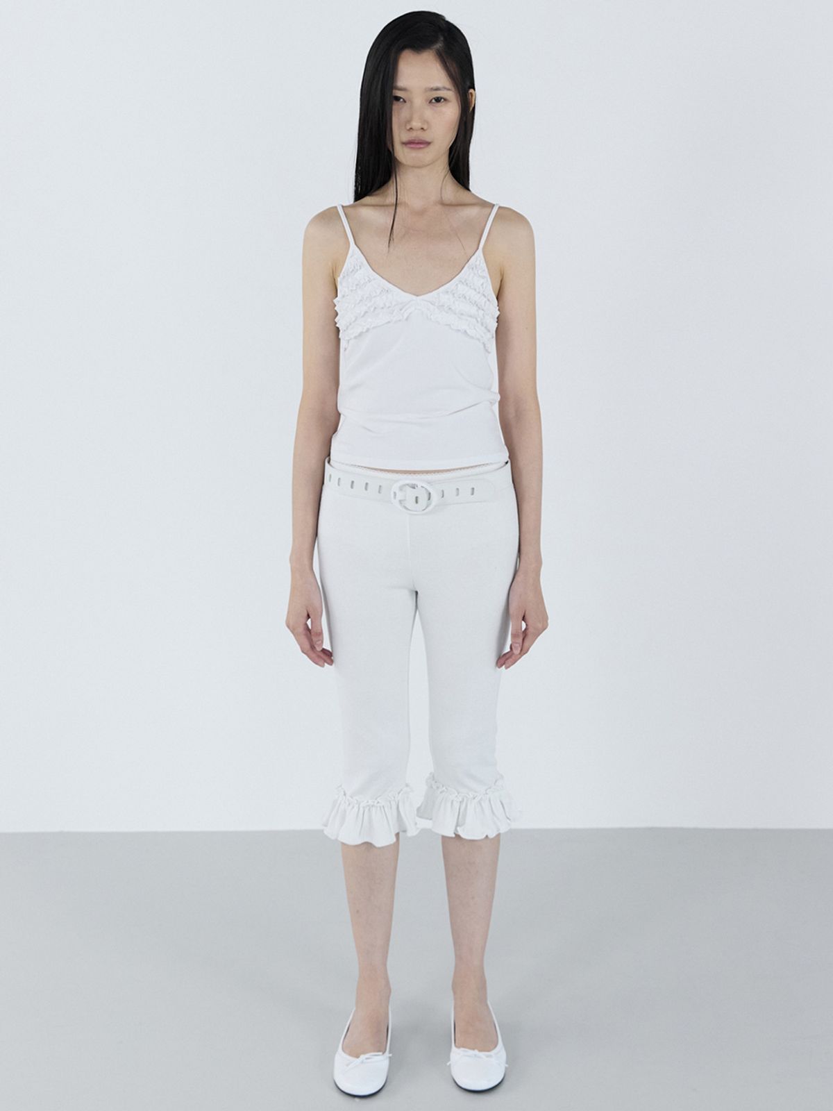 세릭(CERRIC) Frill Banding Pants _ White