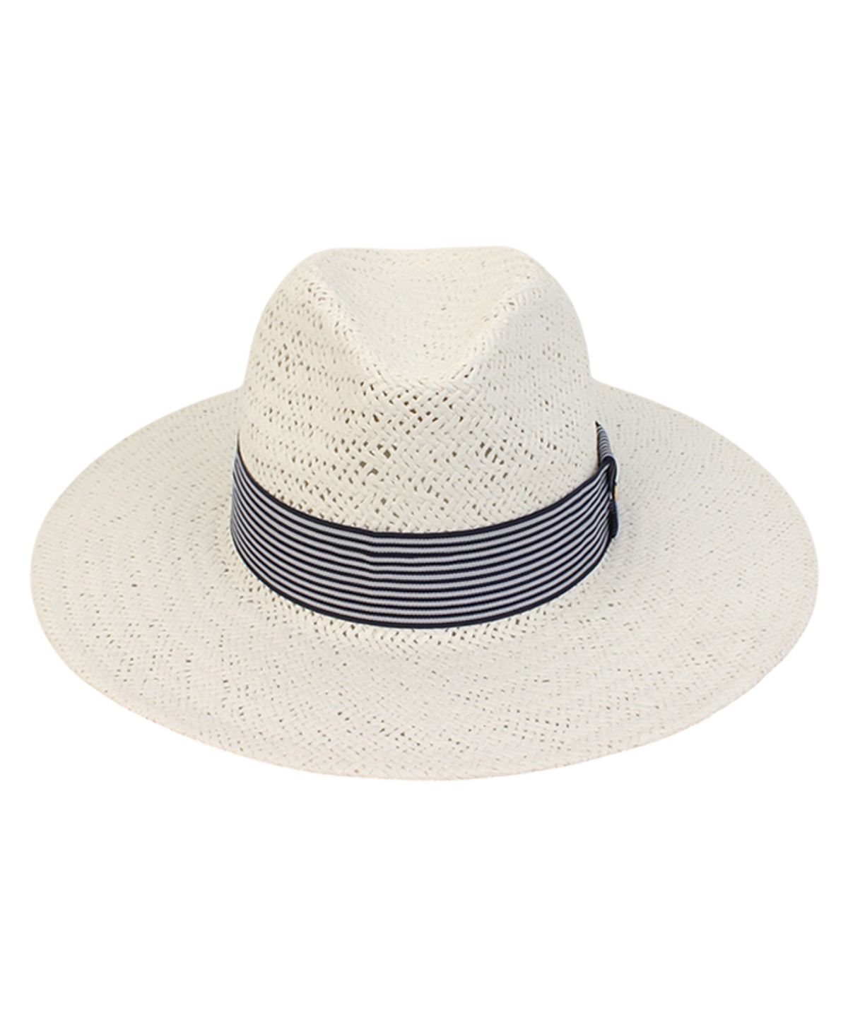 유니버셜 케미스트리(UNIVERSAL CHEMISTRY) Swing Stripe Line White Fedora 여름페도라