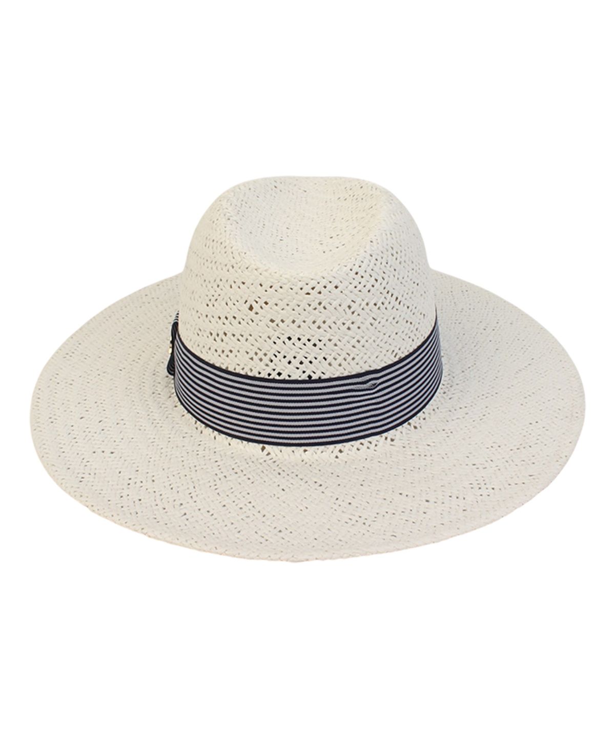 유니버셜 케미스트리(UNIVERSAL CHEMISTRY) Swing Stripe Line White Fedora 여름페도라
