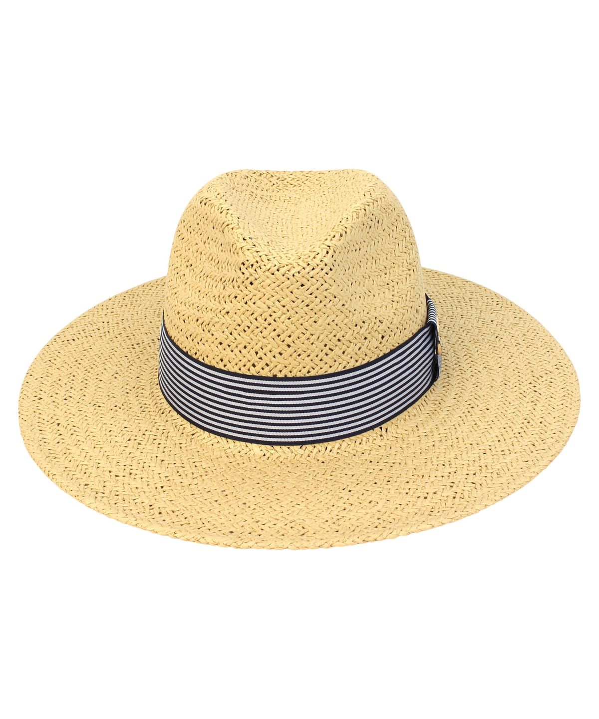 유니버셜 케미스트리(UNIVERSAL CHEMISTRY) Swing Stripe Line Beige Fedora 여름페도라
