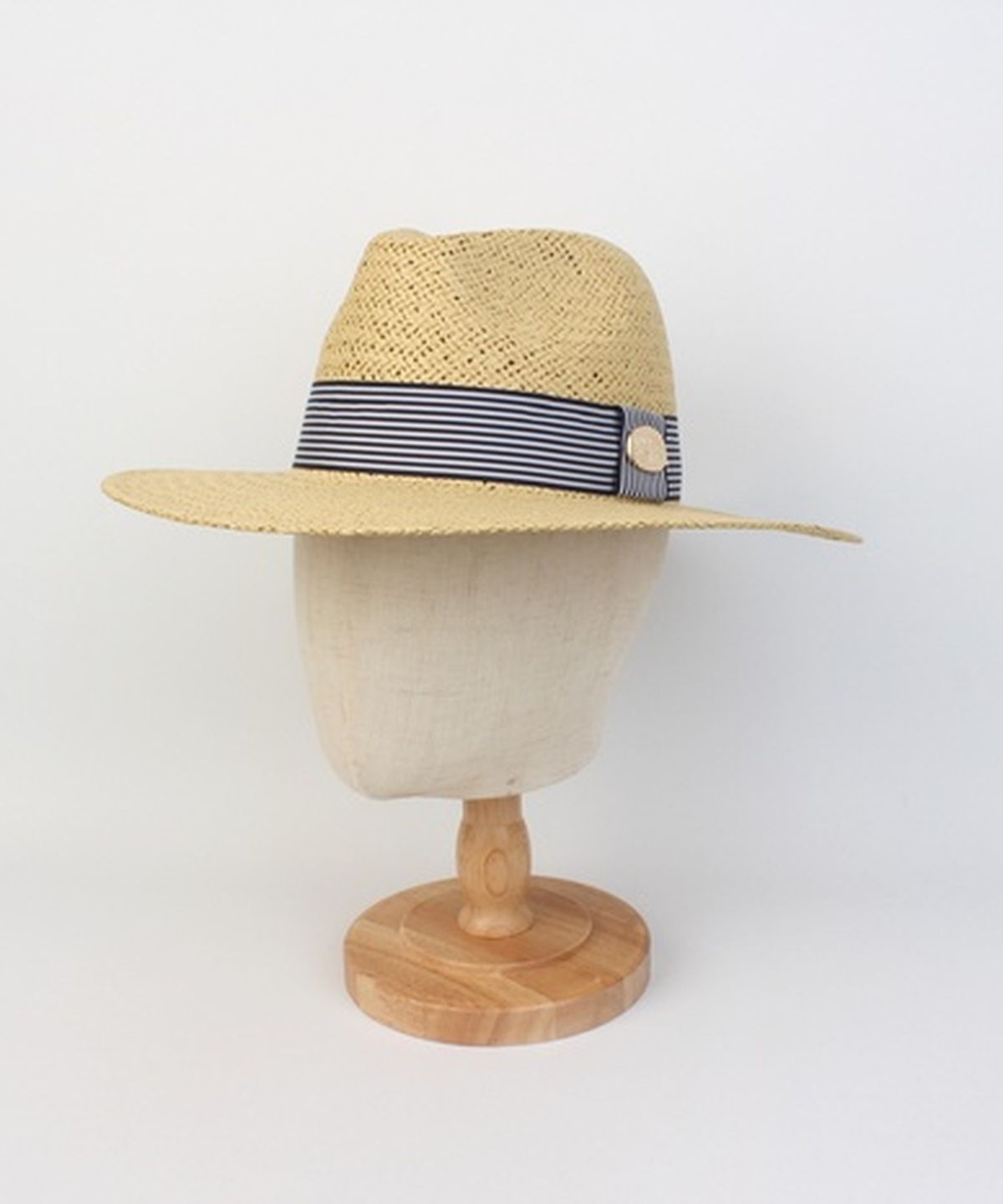 유니버셜 케미스트리(UNIVERSAL CHEMISTRY) Swing Stripe Line Beige Fedora 여름페도라