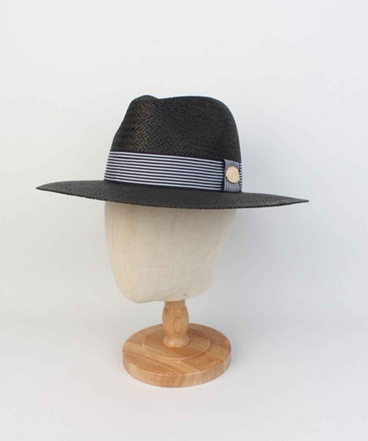 유니버셜 케미스트리(UNIVERSAL CHEMISTRY) Swing Stripe Line Black Fedora 여름페도라