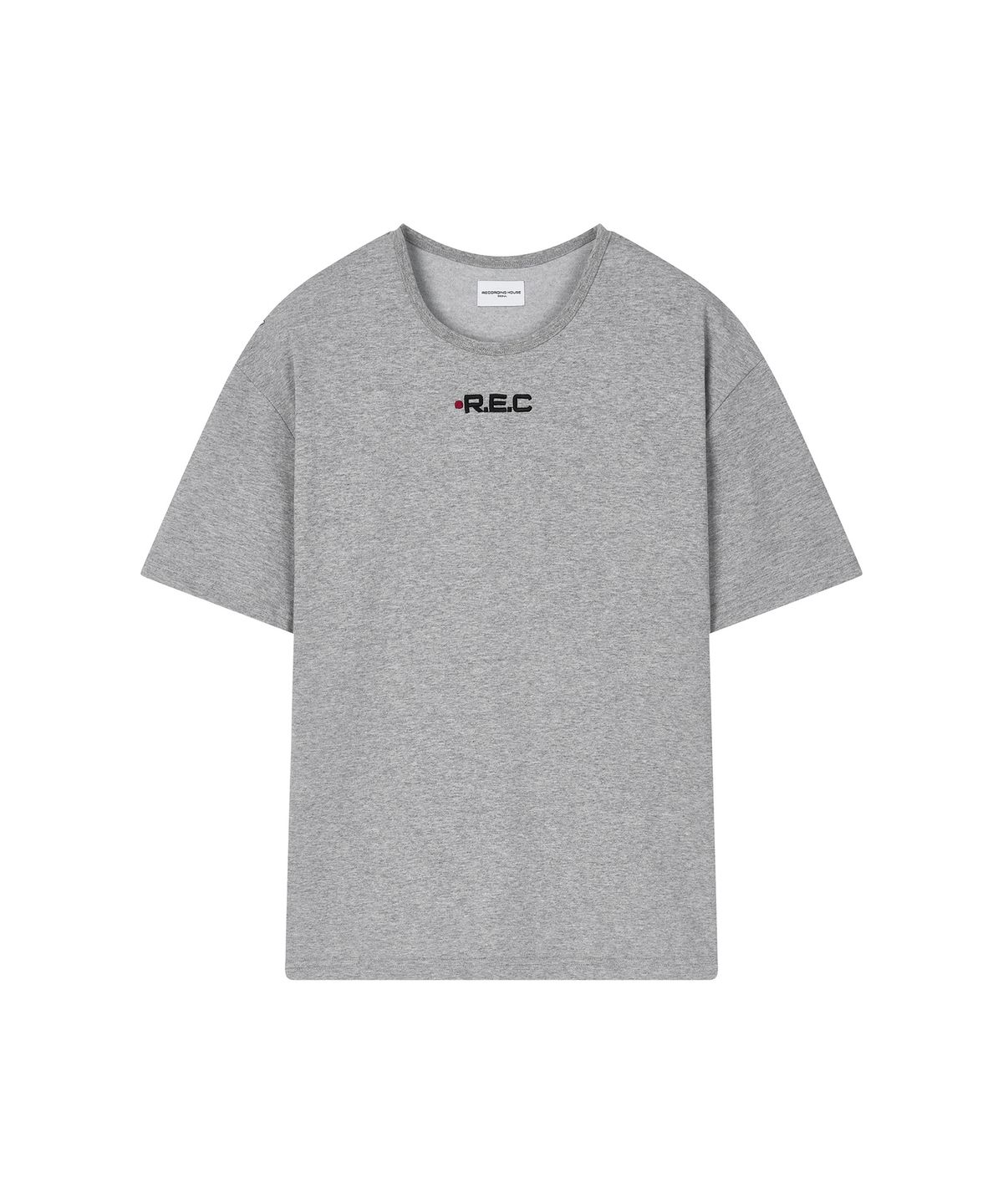 레코딩하우스(RECORDINGHOUSE) REC ON AIR HALF SLEEVE [GREY]