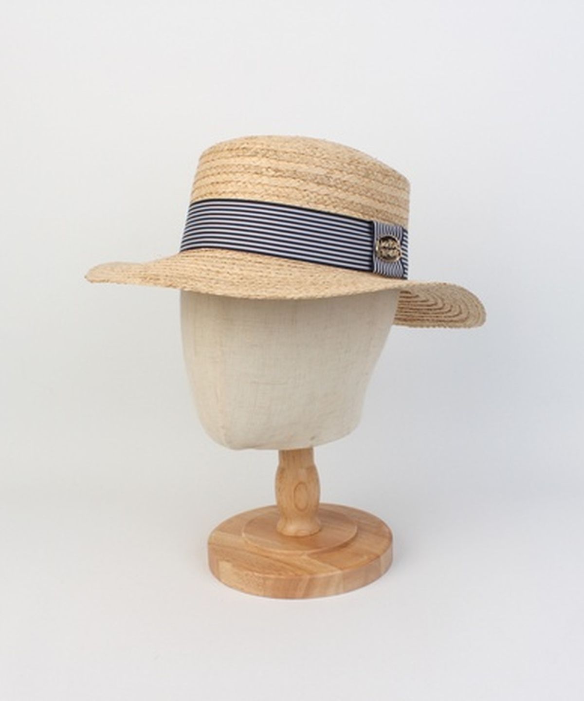 유니버셜 케미스트리(UNIVERSAL CHEMISTRY) Stripe Line Raffia Panama Hat 파나마햇