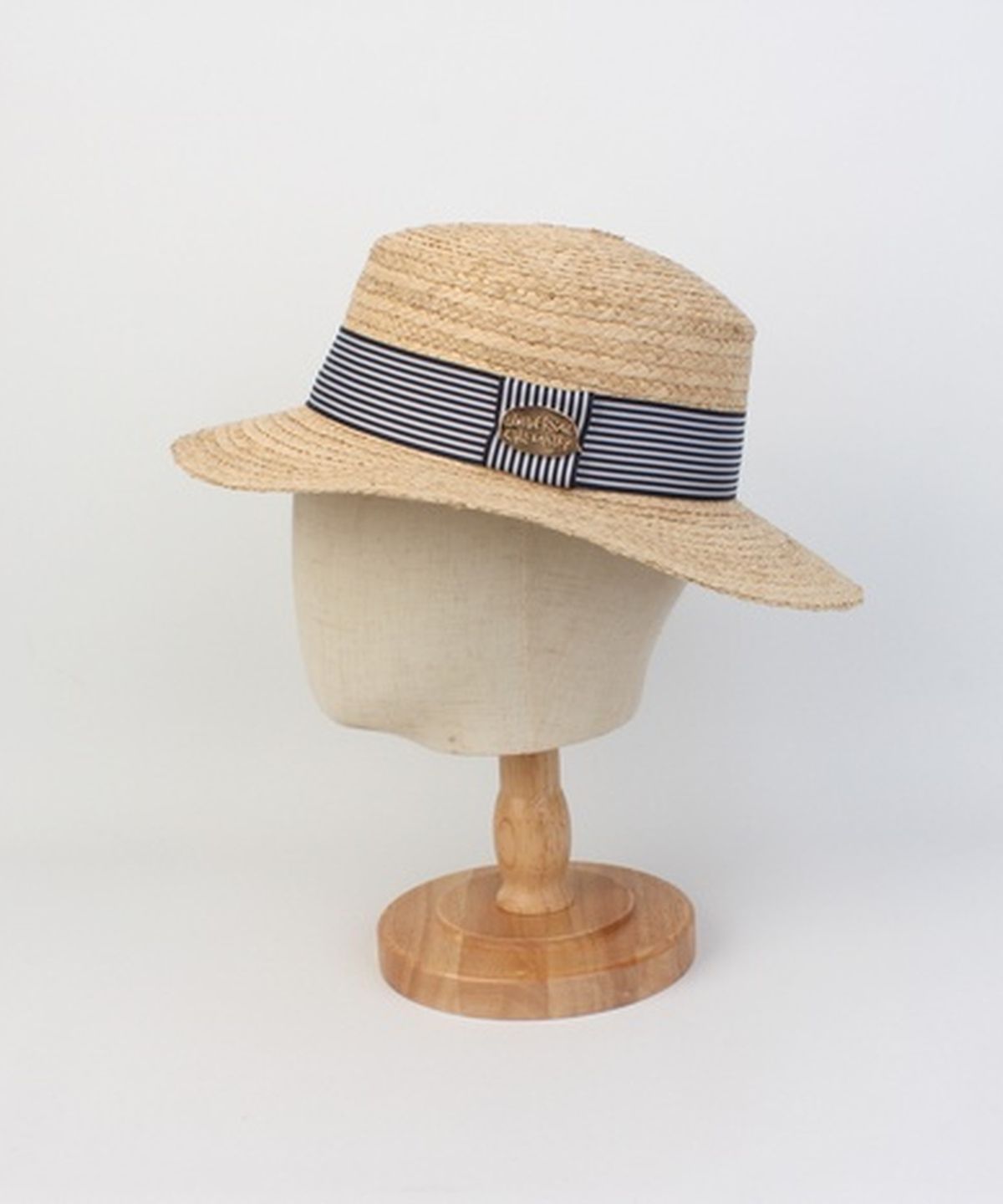 유니버셜 케미스트리(UNIVERSAL CHEMISTRY) Stripe Line Raffia Panama Hat 파나마햇
