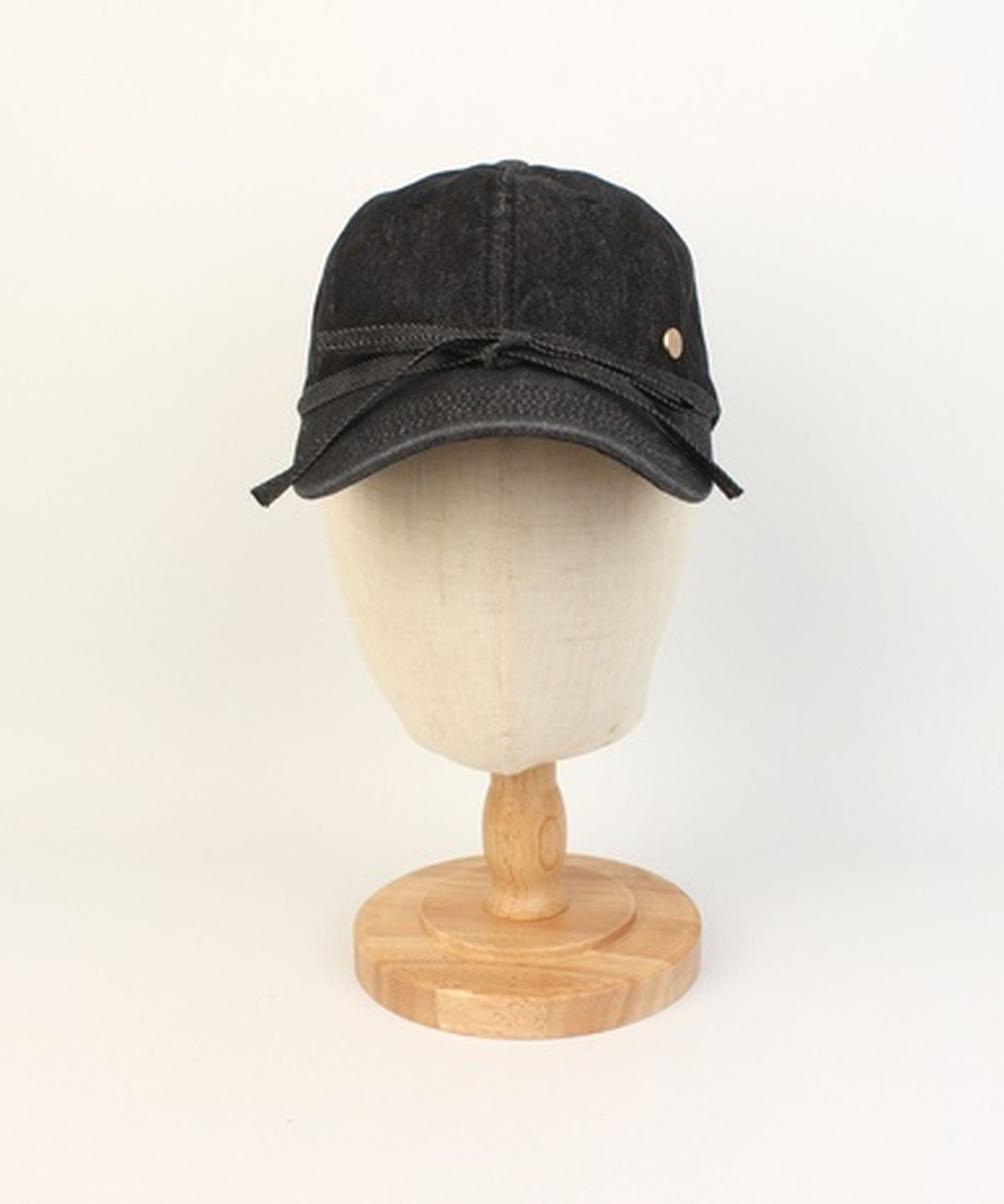 유니버셜 케미스트리(UNIVERSAL CHEMISTRY) Musubi Black Denim Ballcap 데님볼캡