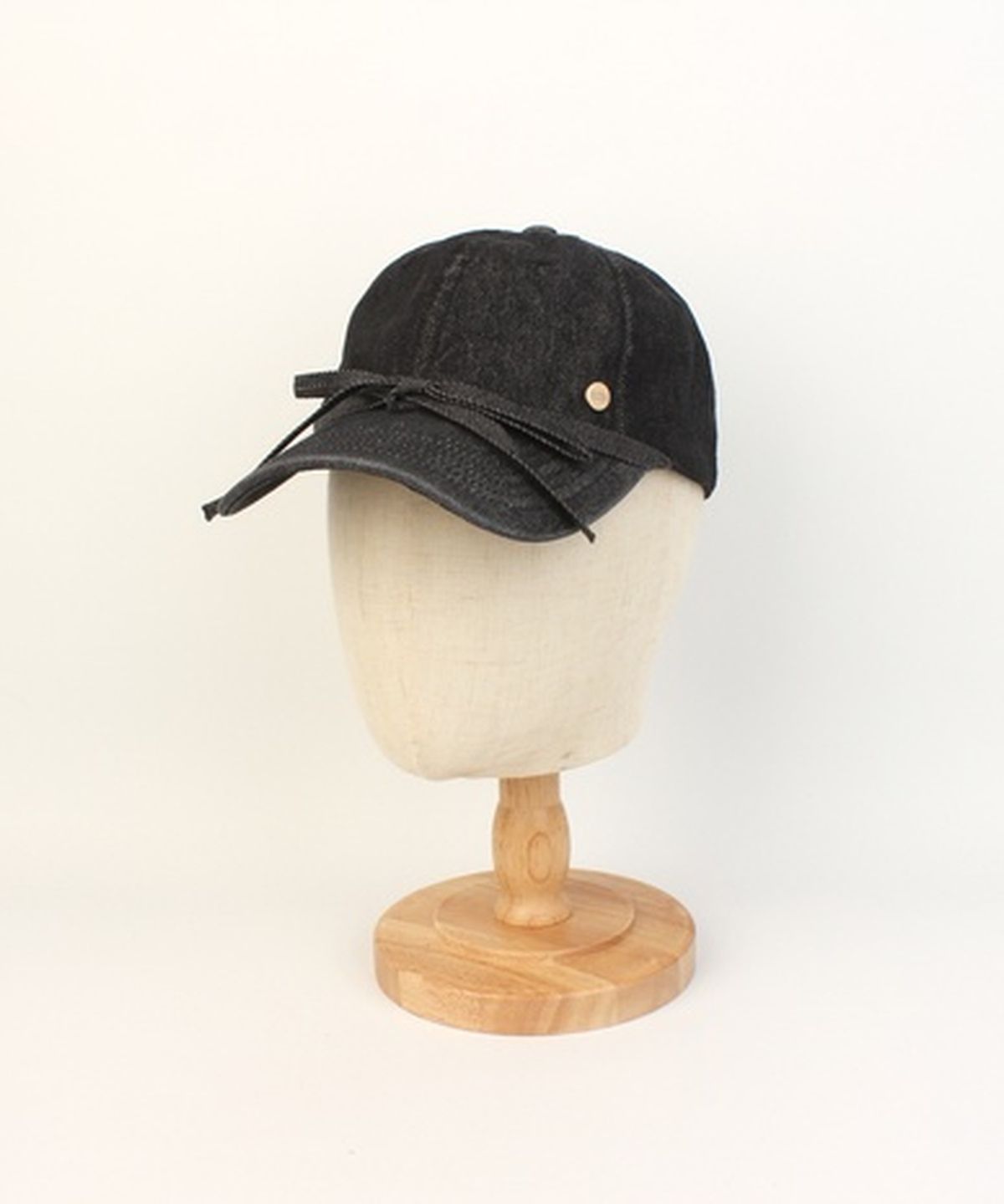 유니버셜 케미스트리(UNIVERSAL CHEMISTRY) Musubi Black Denim Ballcap 데님볼캡