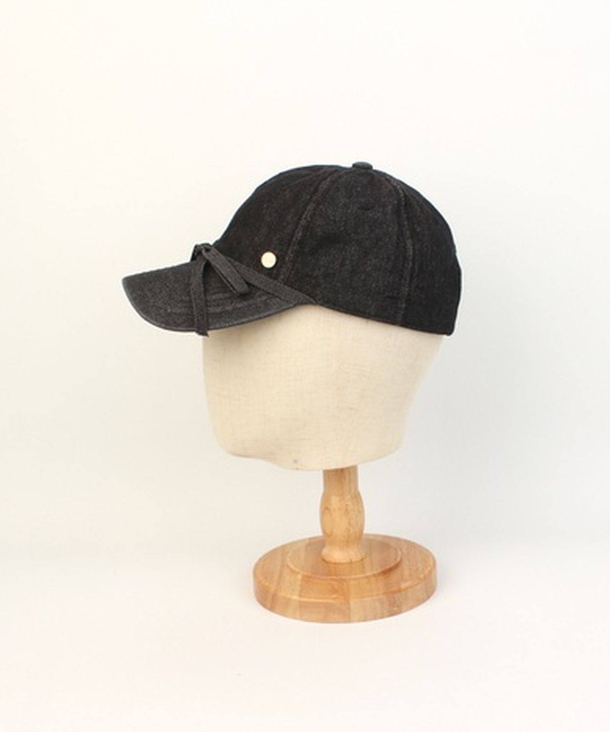 유니버셜 케미스트리(UNIVERSAL CHEMISTRY) Musubi Black Denim Ballcap 데님볼캡