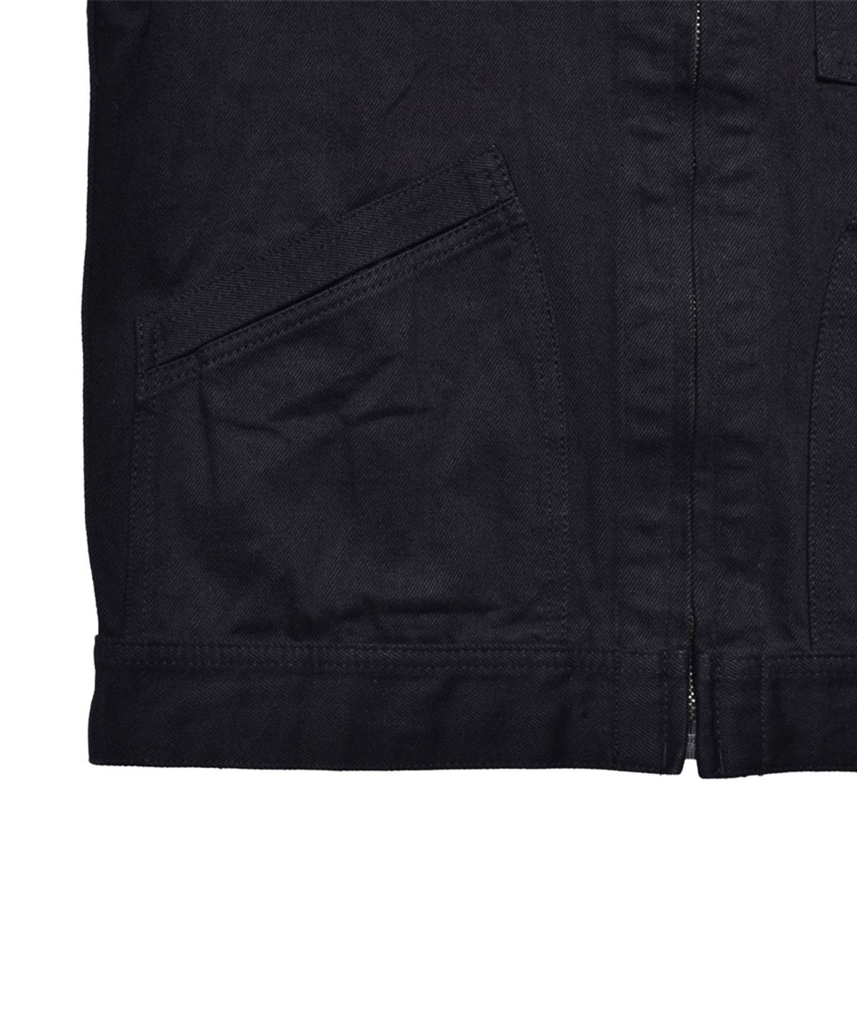 마인데님(MINEDENIM) Denim Zipup Trucker JKT - BOW