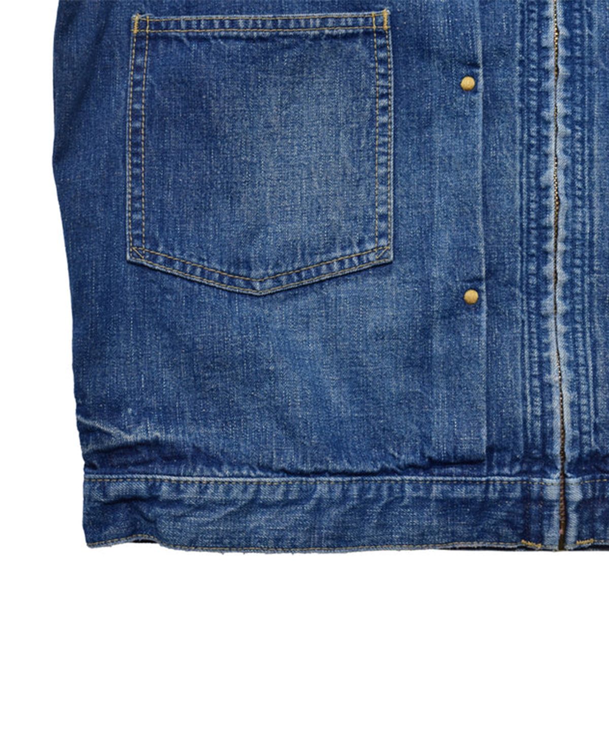 마인데님(MINEDENIM) Grainy Denim Zipup GJKT - USD
