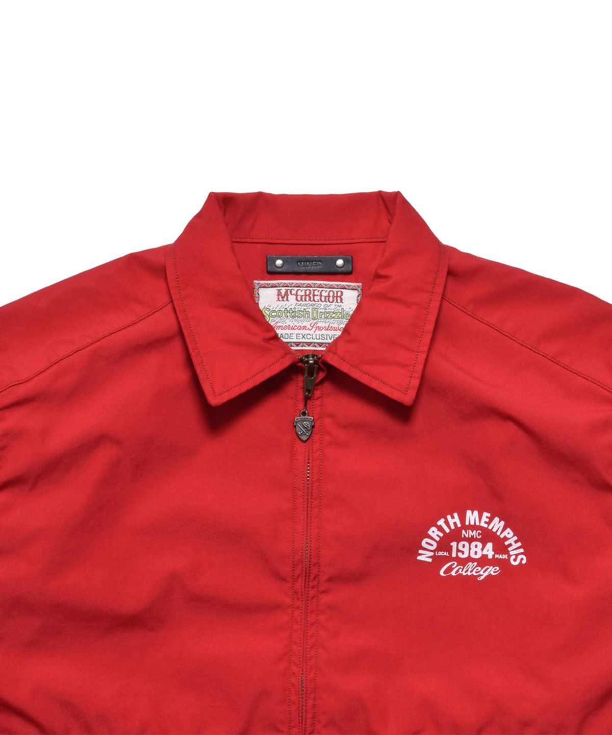 마인데님(MINEDENIM) McGREGOR × MINEDENIM Drizzler JKT - RED