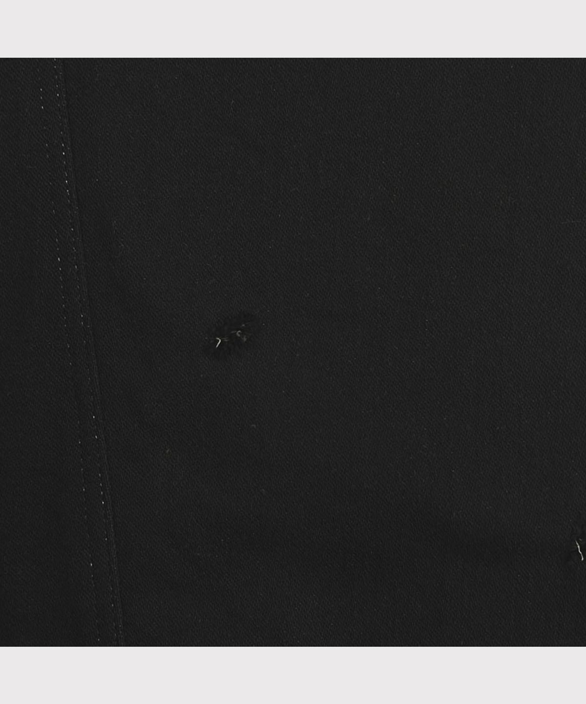 마이너스(MINUS) Home Flare Jeans With Damaged(INLAY DENIM) - BLACK
