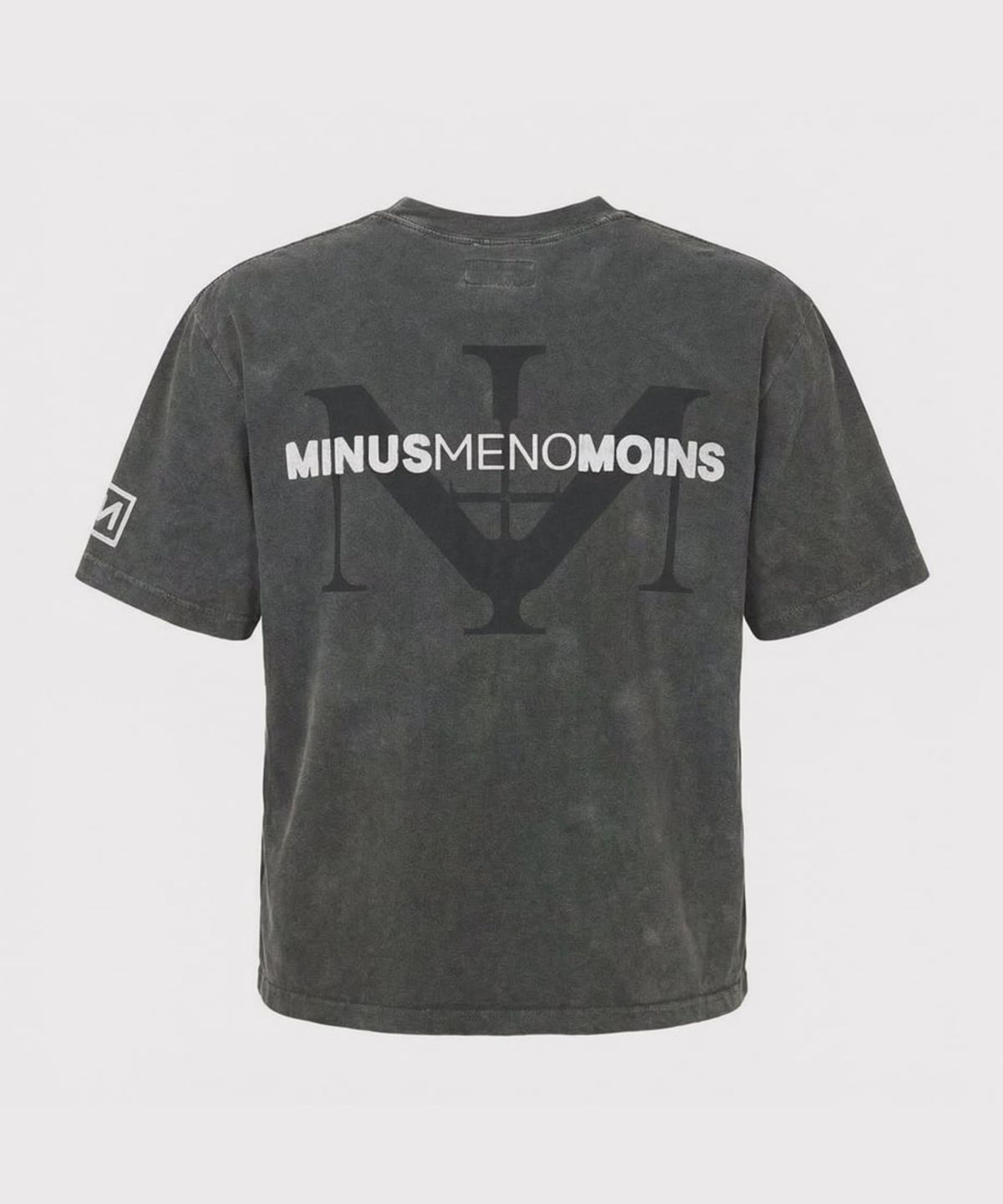 마이너스(MINUS) Bootleg Tee(A MANS SHADOW)10YEARS - BLACK