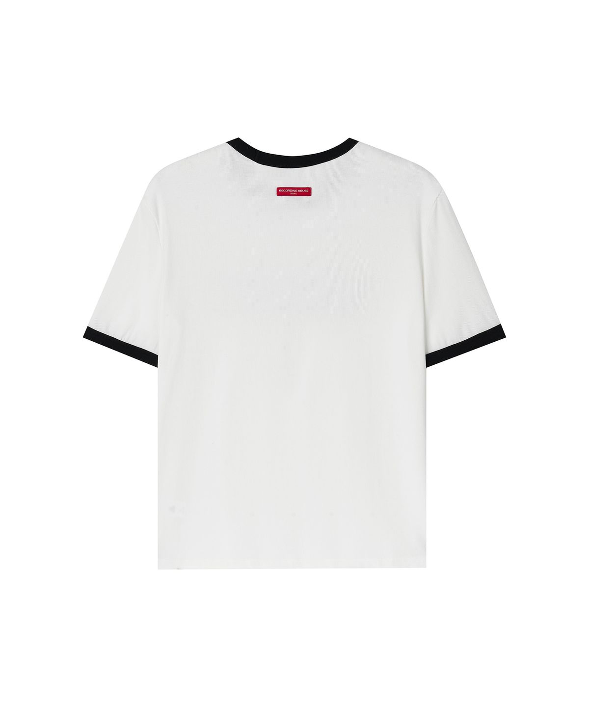 레코딩하우스(RECORDINGHOUSE) REC GRAPHIC RINGER T-SHIRT [WHITE]