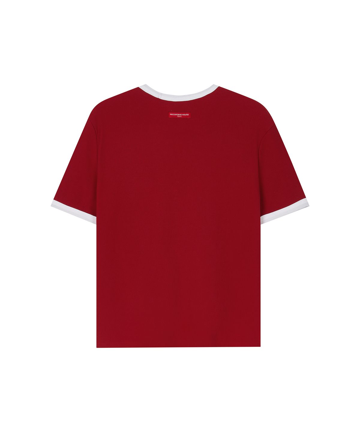 레코딩하우스(RECORDINGHOUSE) REC GRAPHIC RINGER T-SHIRT [RED]
