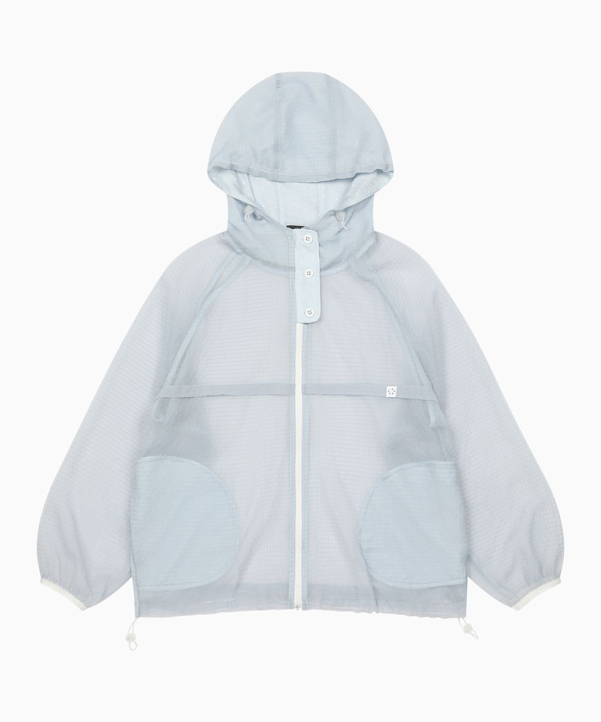 오헤시오(OHESHIO) SHEER SOFT WINDBREAKER, SKY BLUE