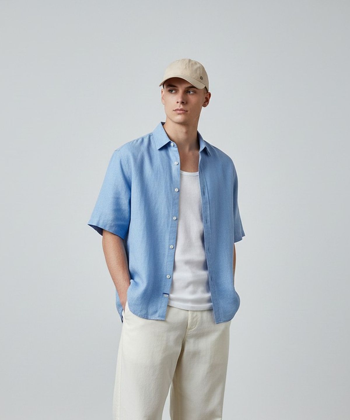 유니버셜 케미스트리(UNIVERSAL CHEMISTRY) Cool Running Ivory Ballcap 런닝볼캡