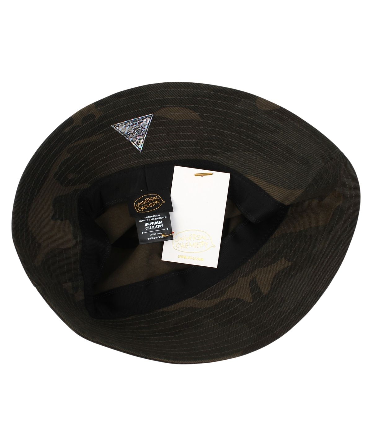 유니버셜 케미스트리(UNIVERSAL CHEMISTRY) Camo Washing Bucket Hat 버킷햇