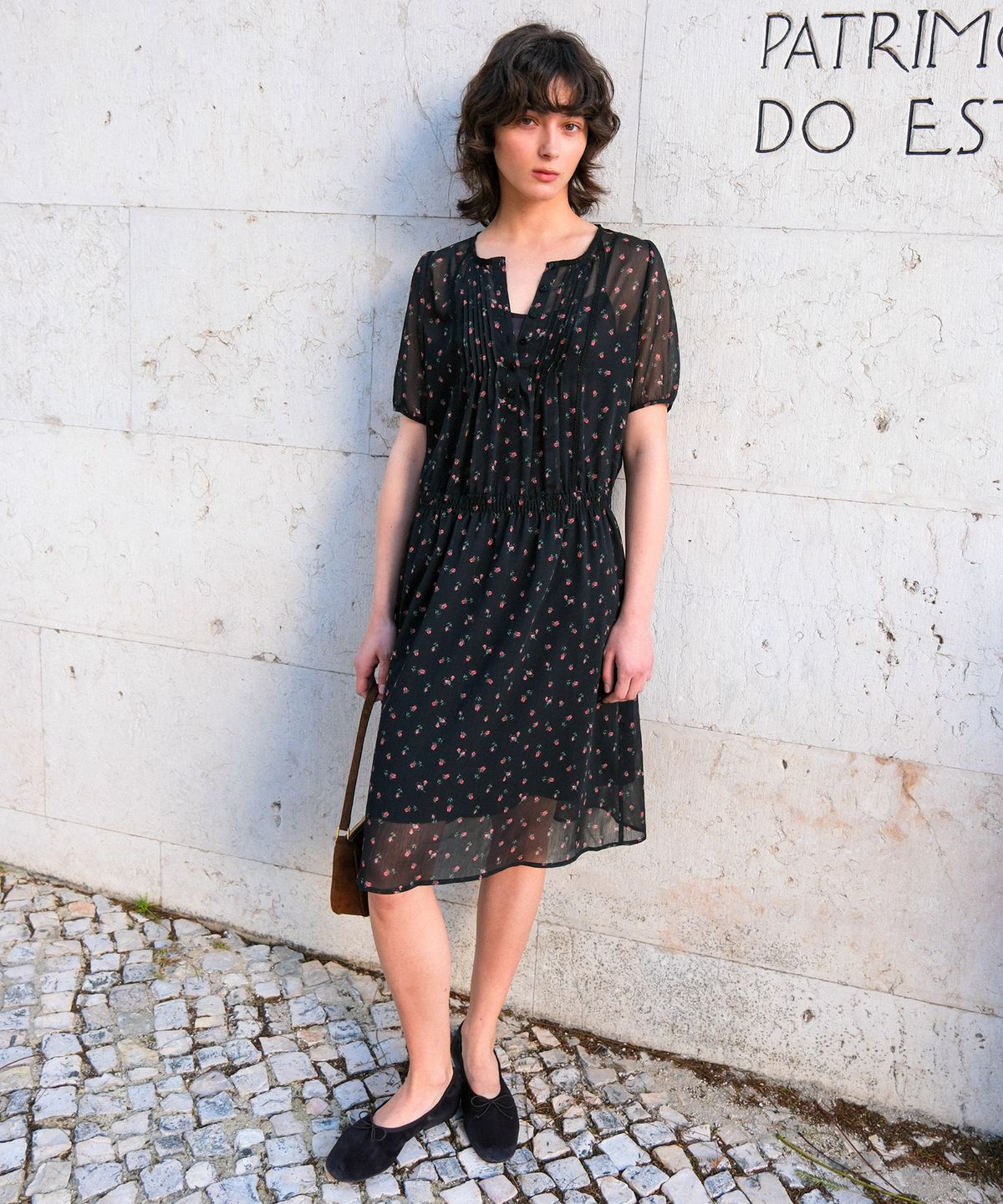 하케쉬(HACKESCH) Ann Dress_Black Flower