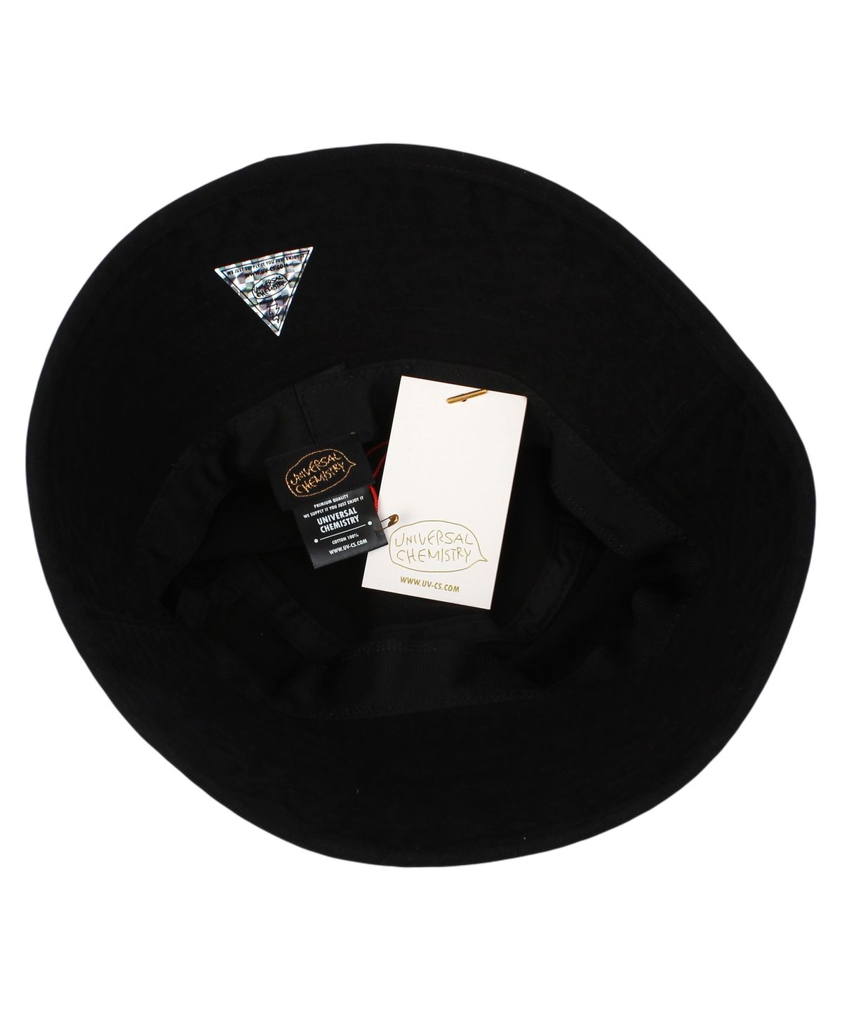 유니버셜 케미스트리(UNIVERSAL CHEMISTRY) Washing Black Overfit Bucket Hat 버킷햇