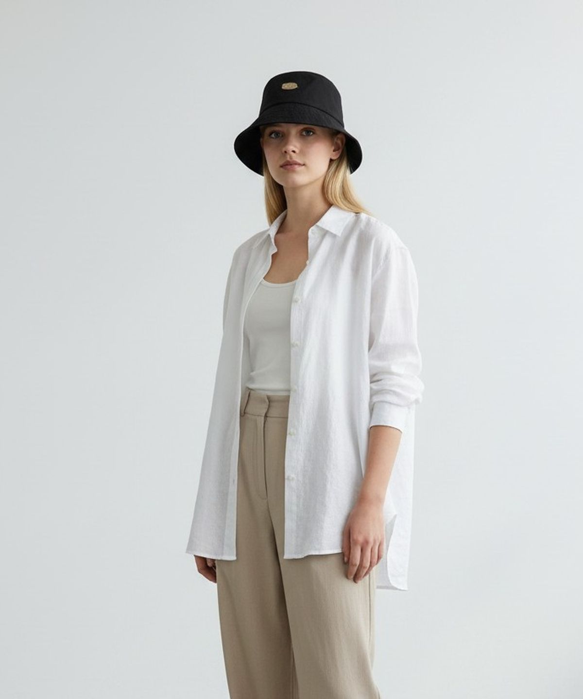 유니버셜 케미스트리(UNIVERSAL CHEMISTRY) Washing Black Overfit Bucket Hat 버킷햇