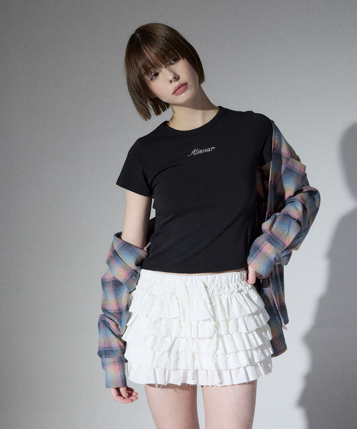 알리에나(ALIENAR) Cake cancan skirt