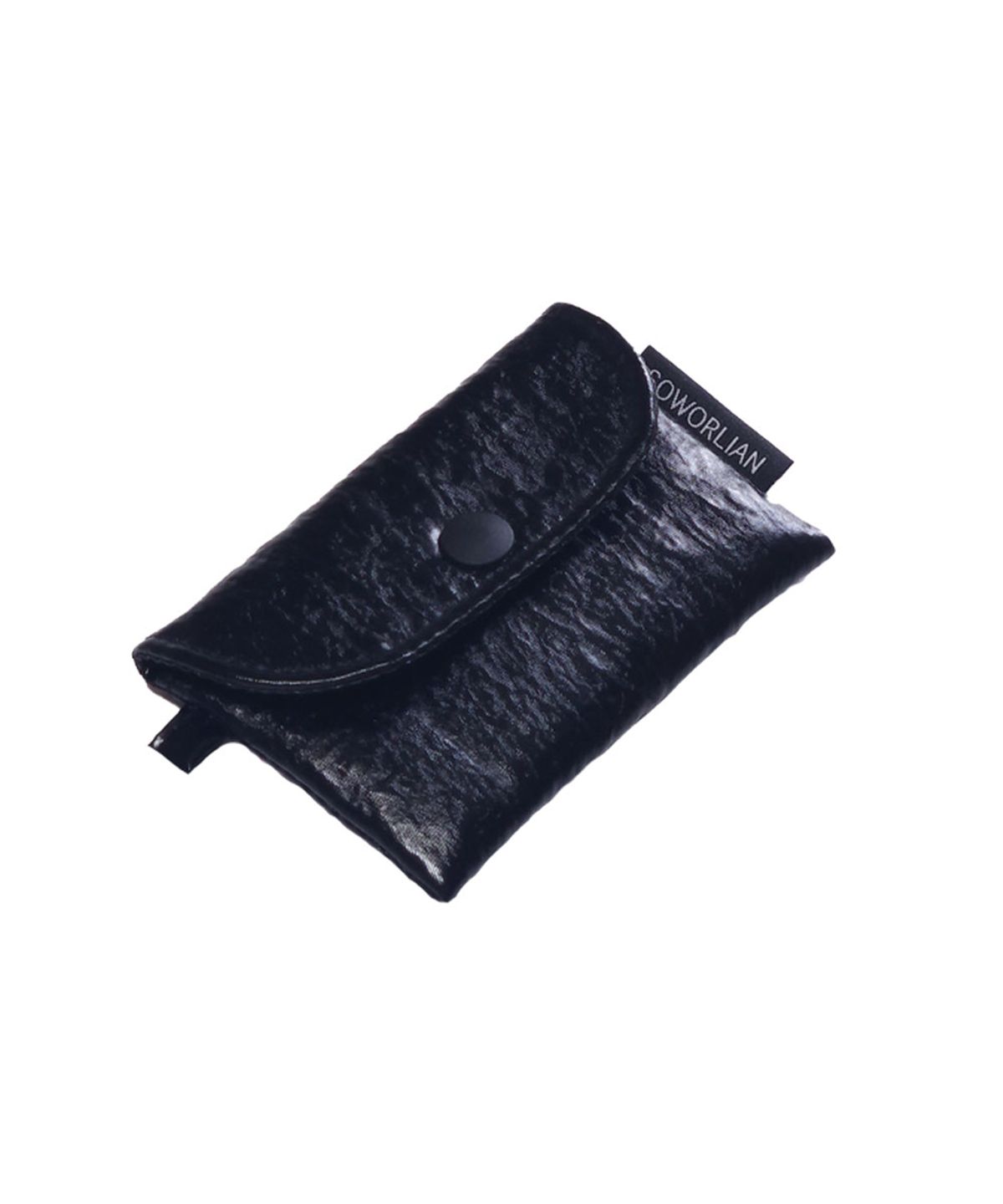 소월리안(SOWORLIAN) 심플 카드지갑_Crinkled Black