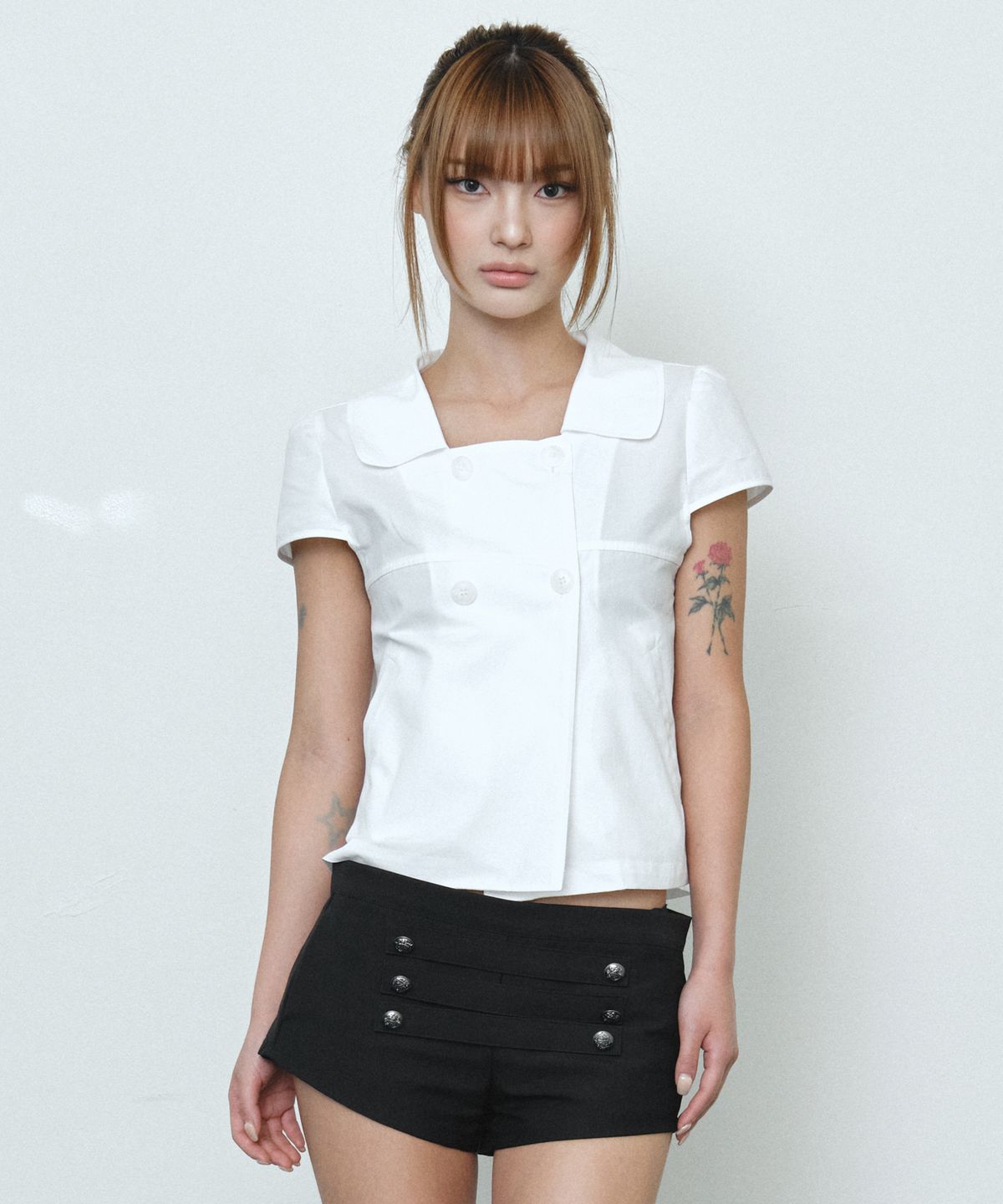 미드나잇 무브(MIDNIGHT MOVE) 2 bt blouse (white)