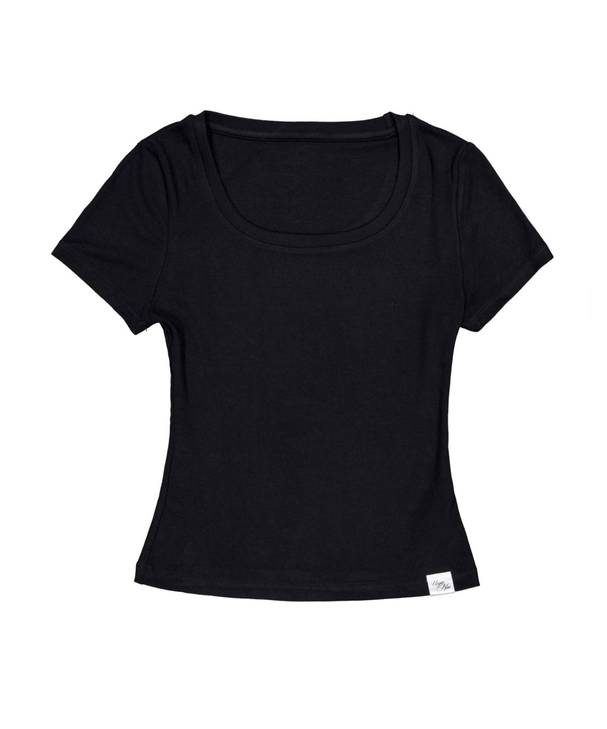 버진키스(VIRGINKISS) Softie 1/2 t-shirt - BLACK