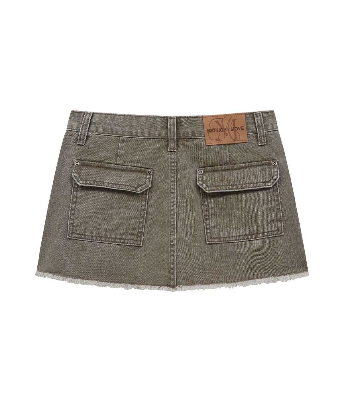 미드나잇 무브(MIDNIGHT MOVE) 89 short skirt (khaki)