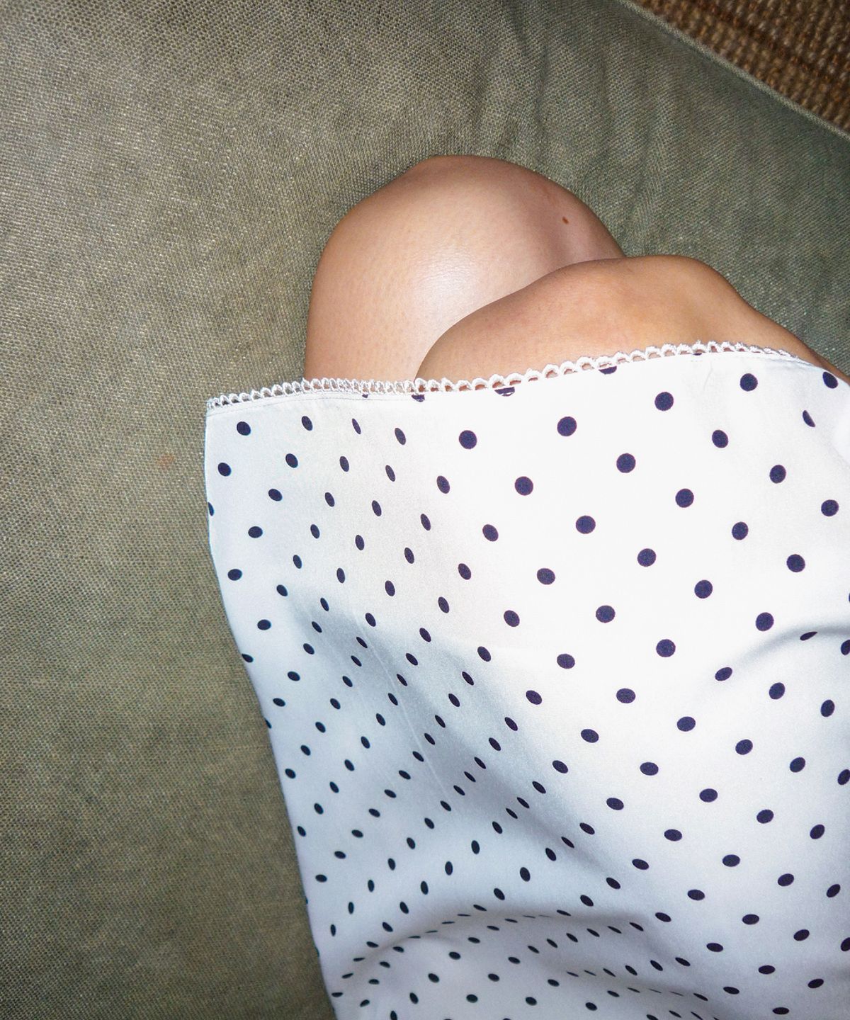 하케쉬(HACKESCH) July Skirt_Dot White