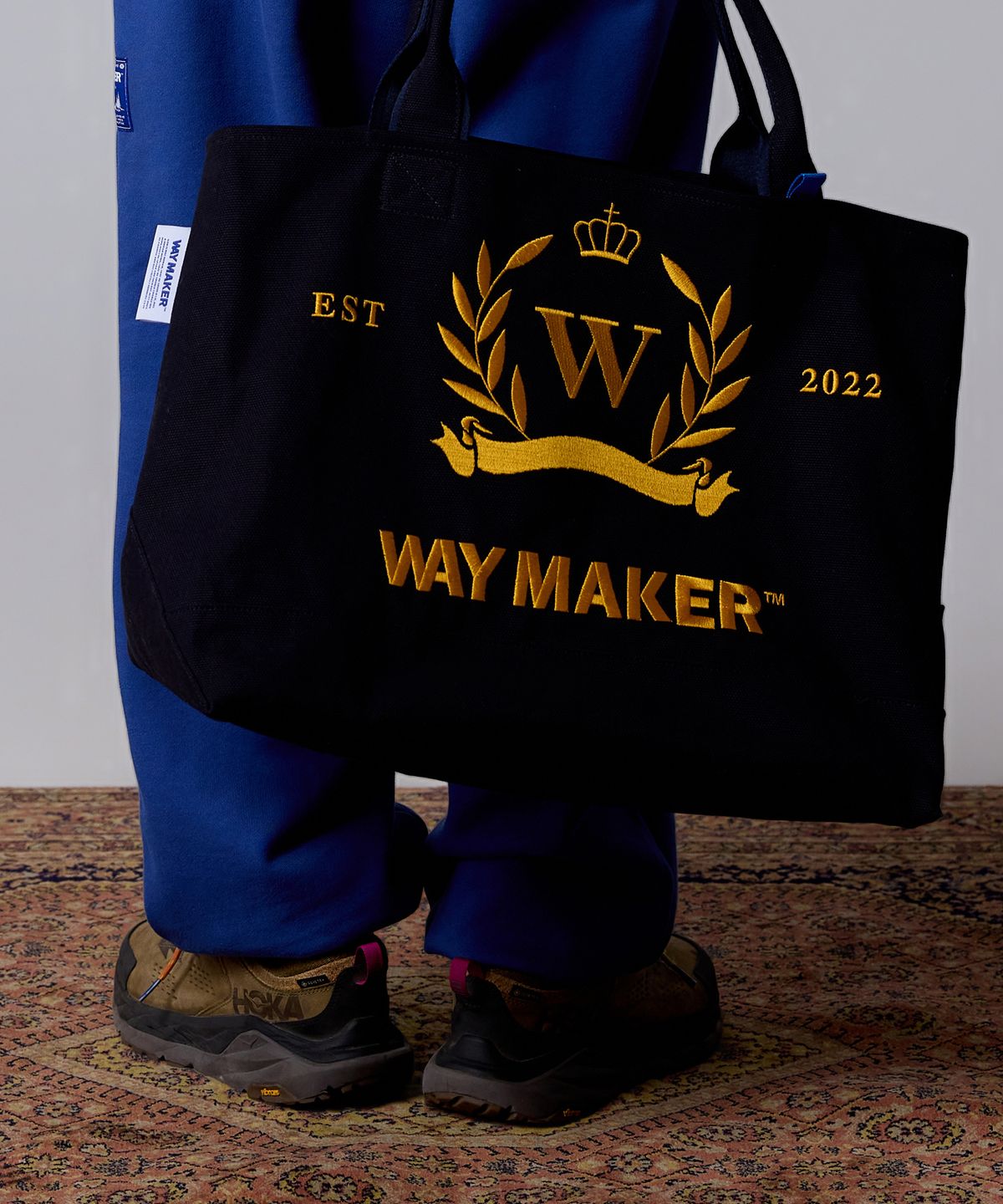 웨이메이커(WAYMAKER) WAYMAKER DRIVEN ALONG HEAVY CANVAS OVERSIZE TOTE