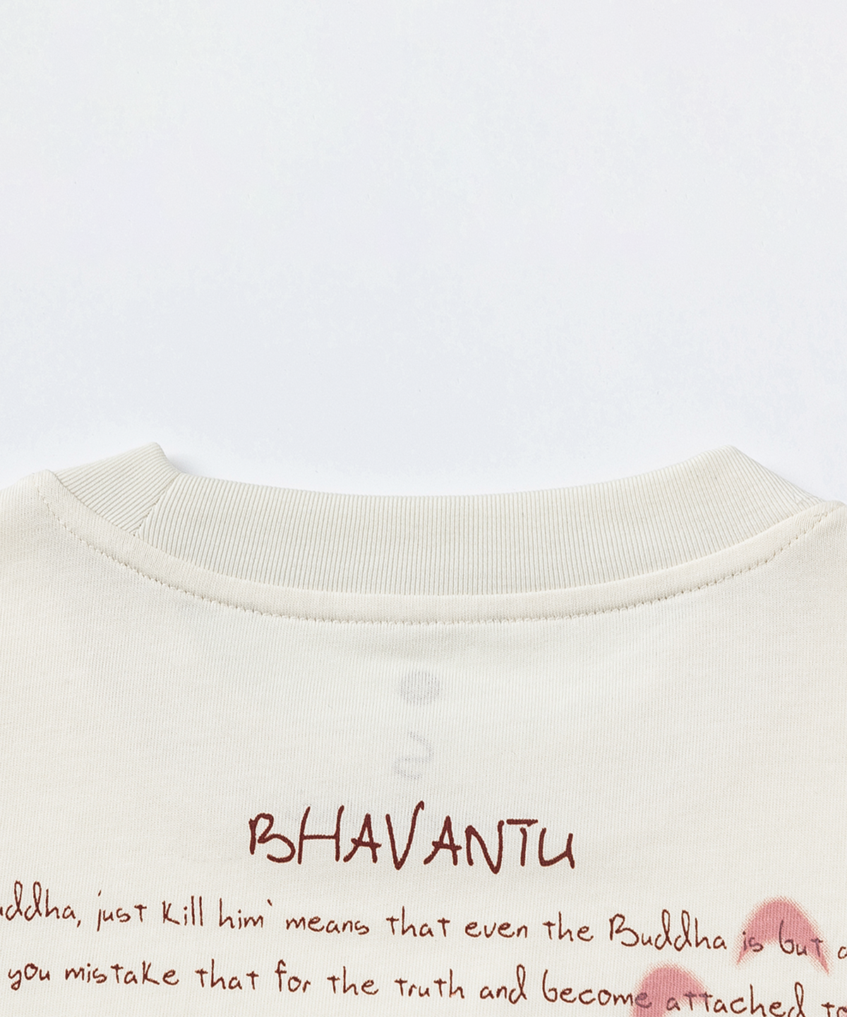 바반투(BHAVANTU) KILL THE BUDDHA 반팔티 아이보리
