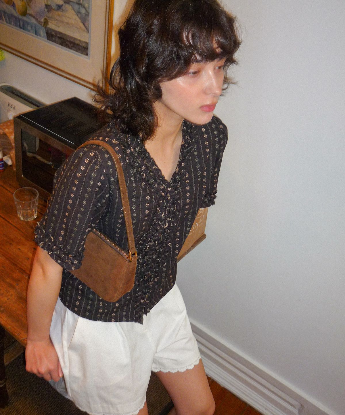 하케쉬(HACKESCH) Rita Blouse_Dark Brown