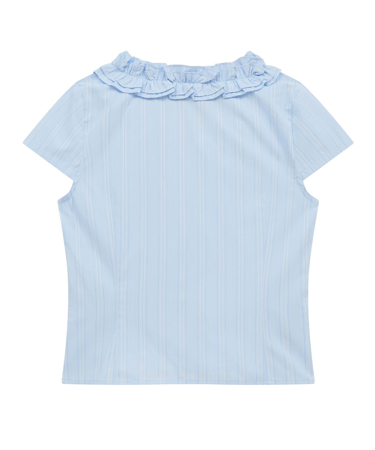 미드나잇 무브(MIDNIGHT MOVE) st frill shirt (sky blue)