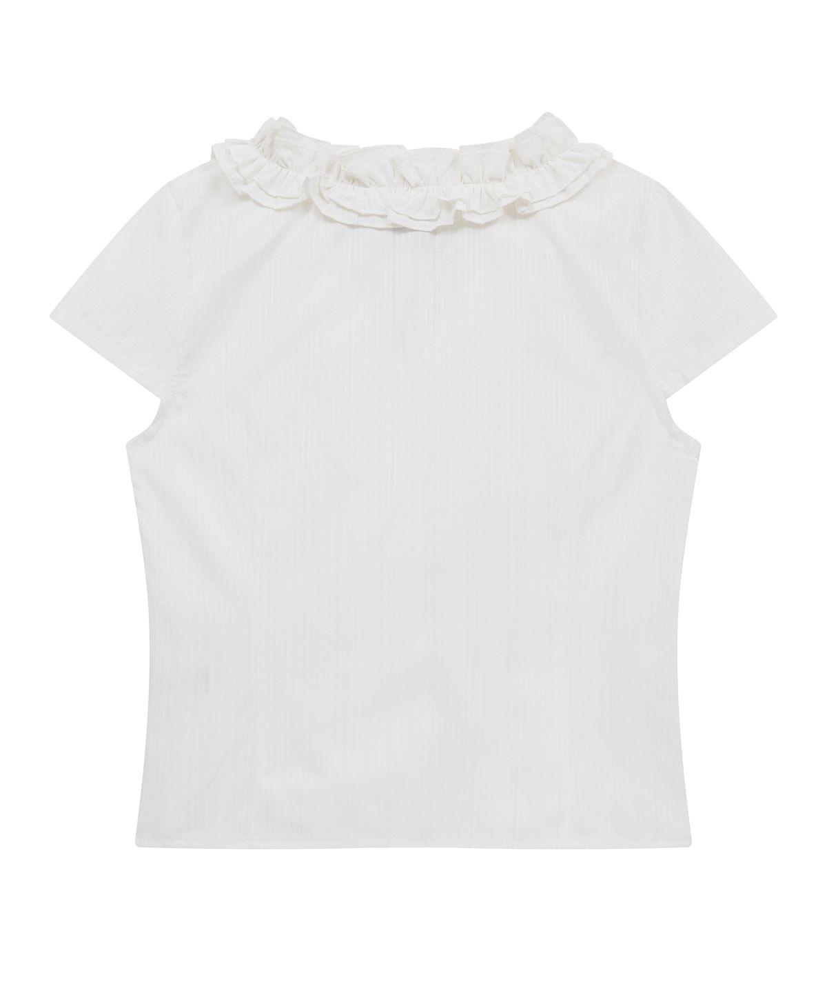 미드나잇 무브(MIDNIGHT MOVE) st frill shirt (white)