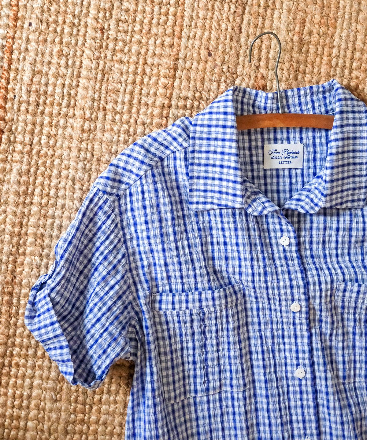 하케쉬(HACKESCH) Lay Shirt_Blue Check